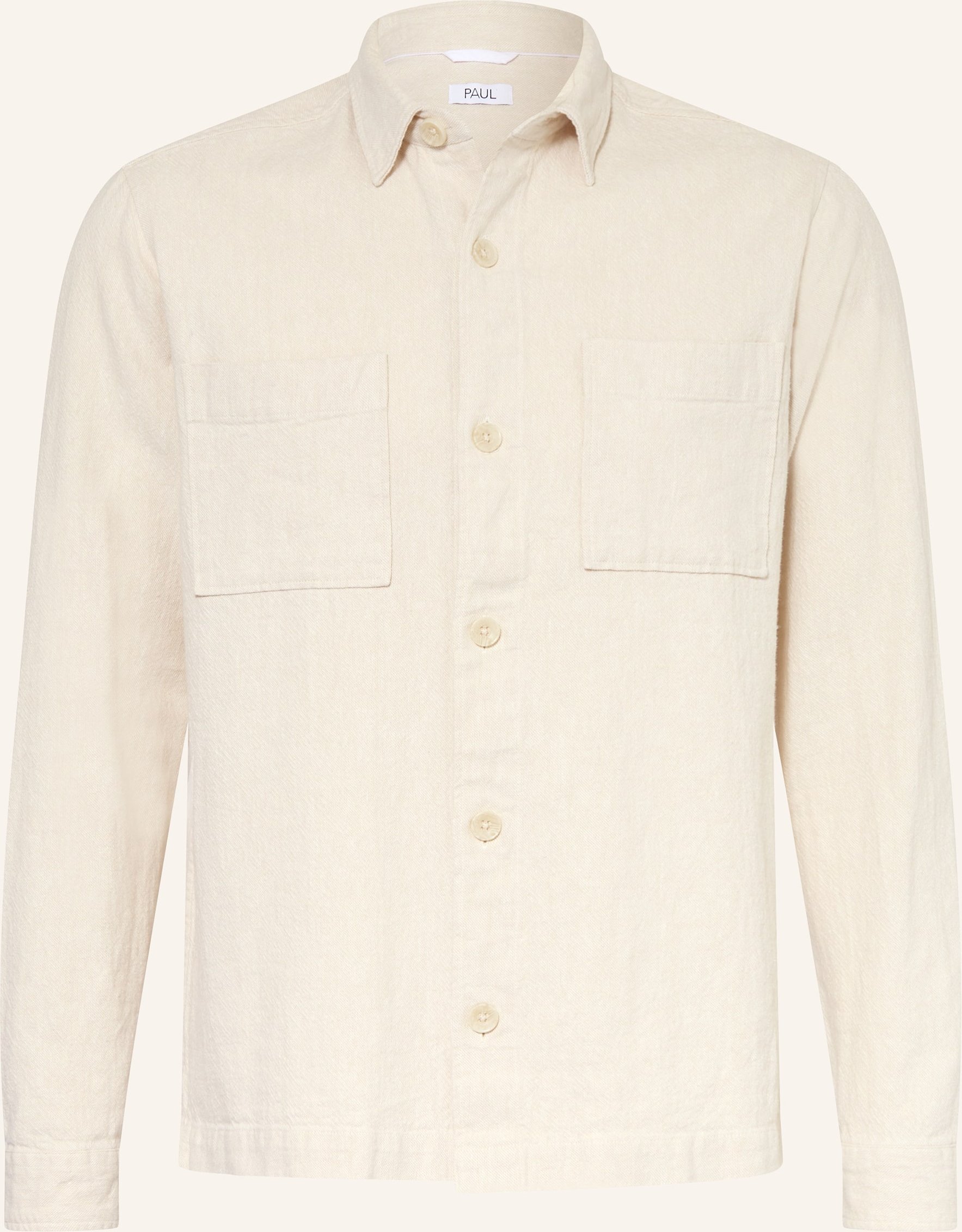 Paul Overjacket Mit Leinen beige