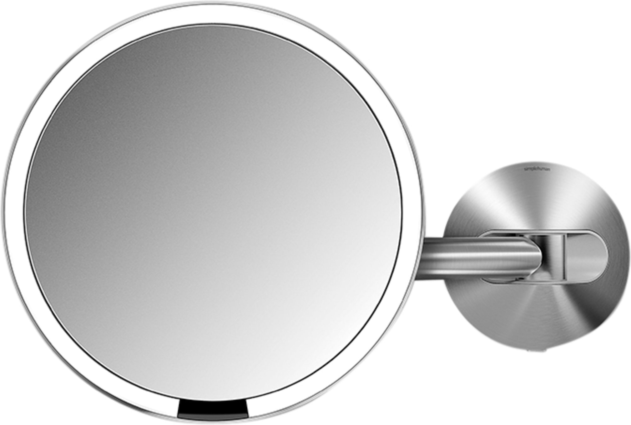 Simplehuman Verdrahteter Sensorspiegel Mit Wandhalterung Schminkspiegel (5-fache Vergrößerung)