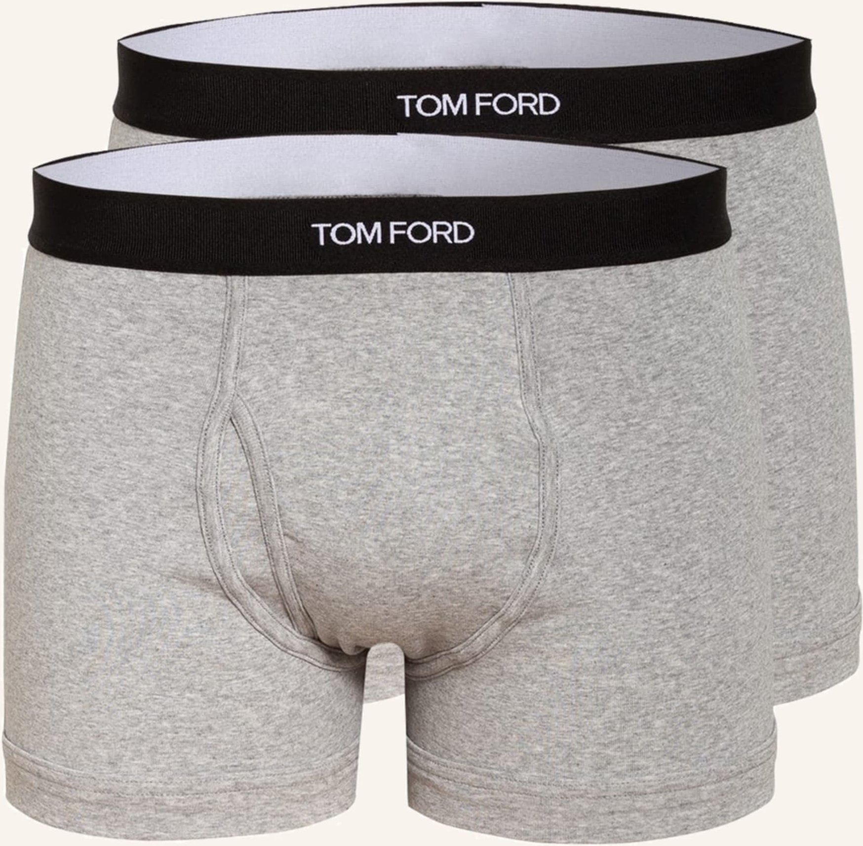 Tom Ford 2er-Pack Boxershorts grau