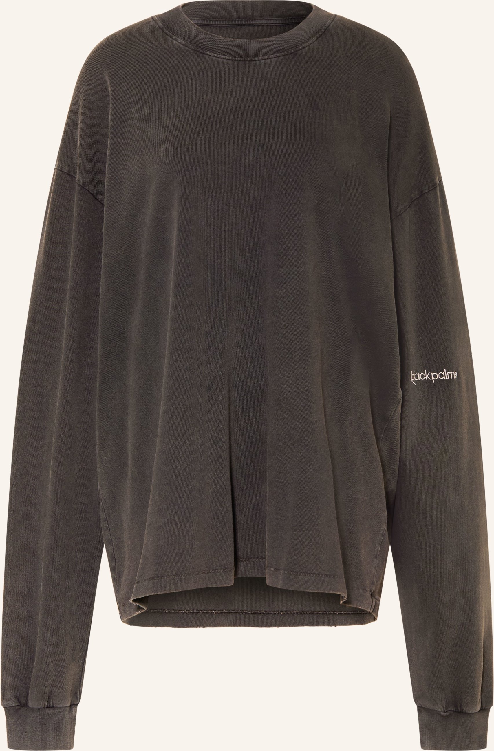 Black Palms Oversized-Longsleeve schwarz