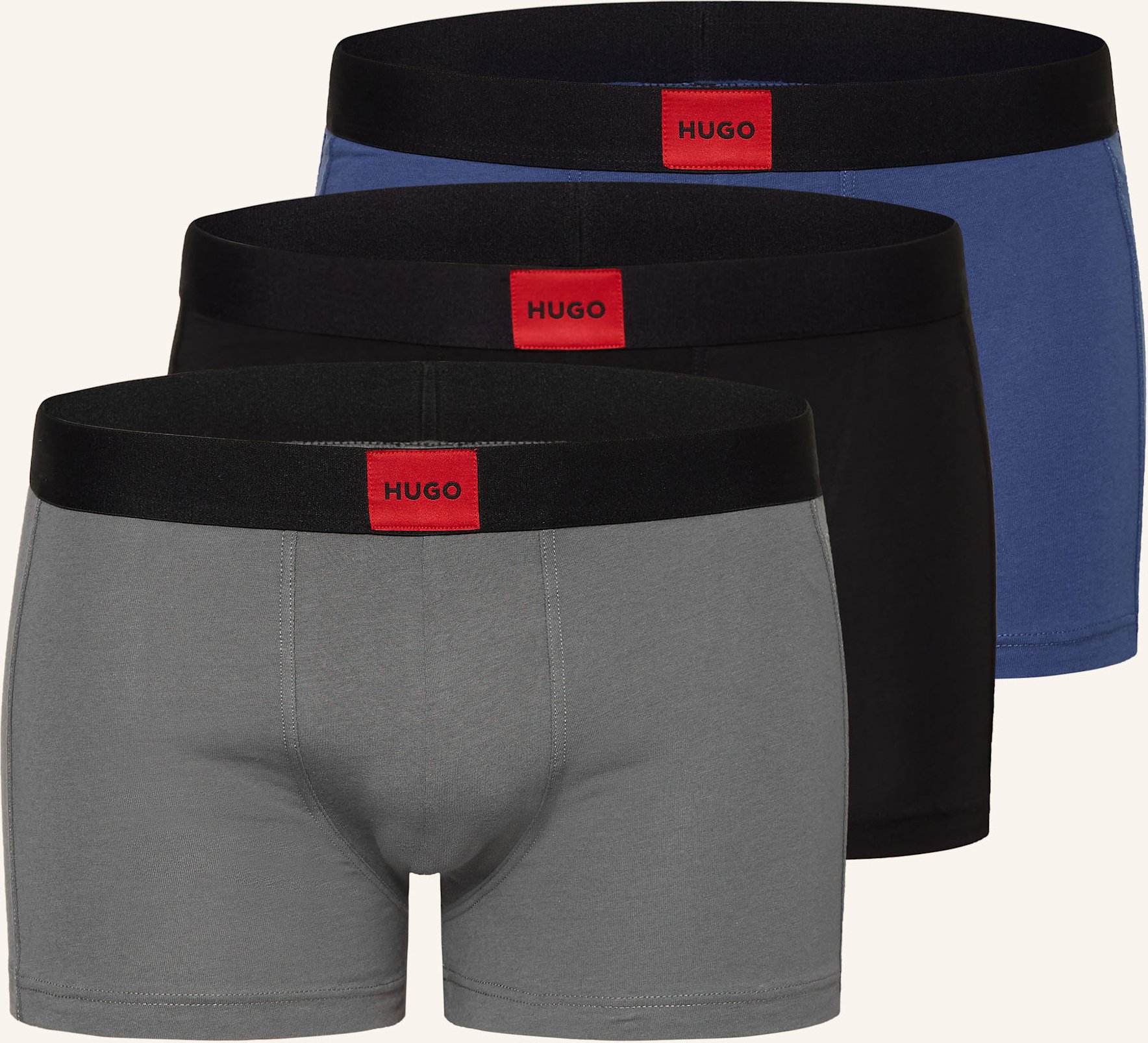 Hugo 3er-Pack Boxershorts Galaxy schwarz