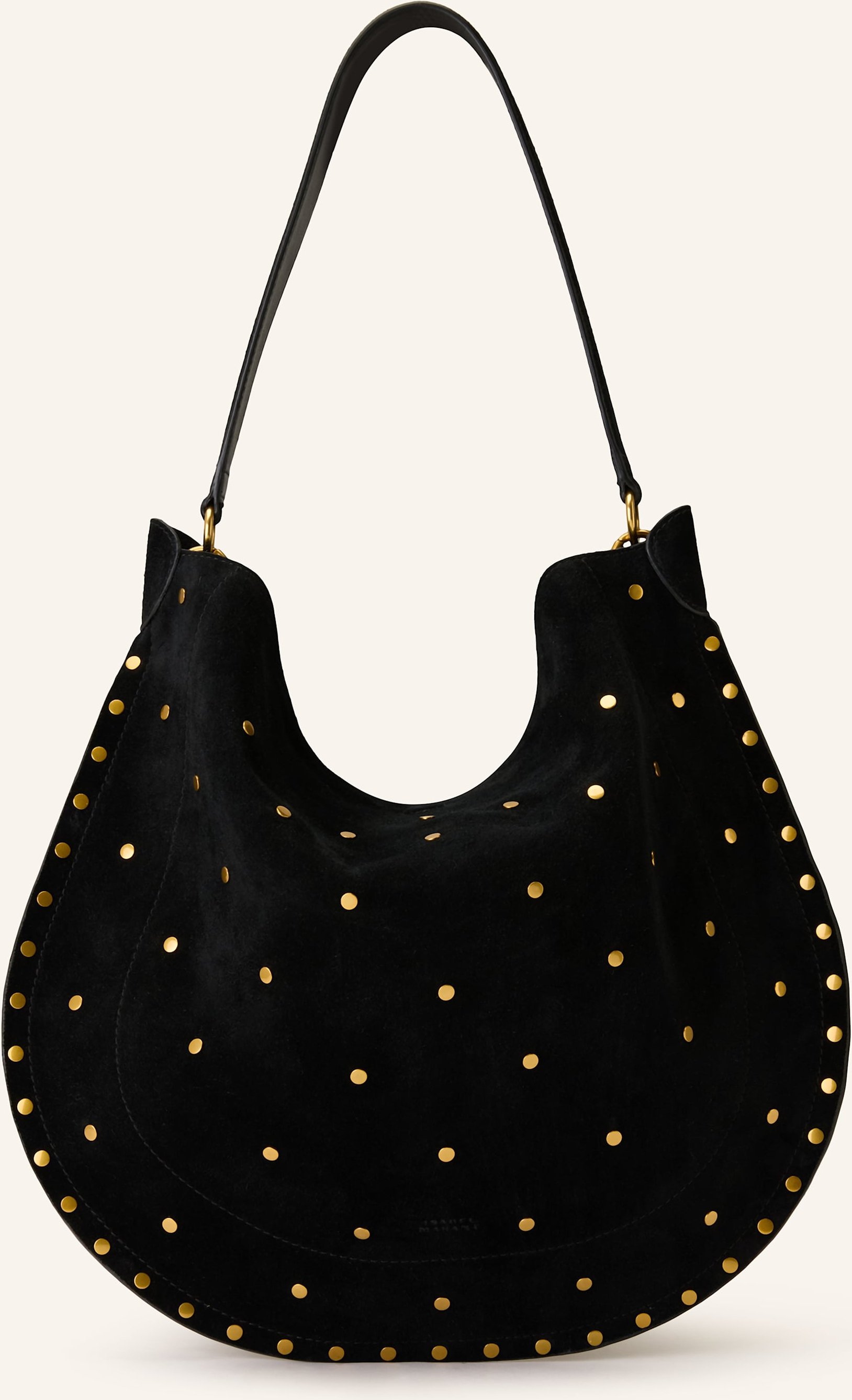 Thumbnail - Isabel Marant Schultertasche Oskan Mit Pouch Und Nieten schwarz