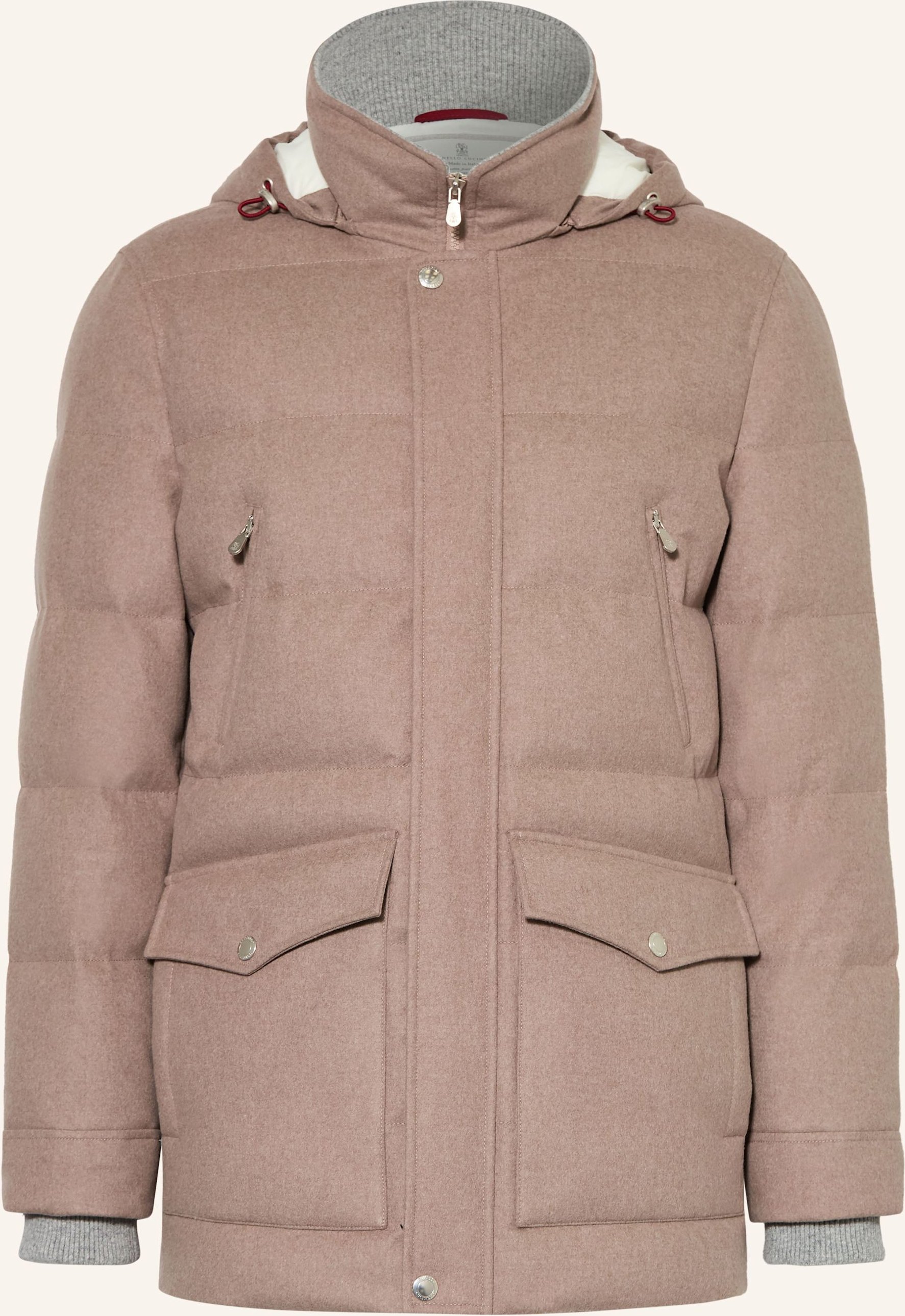 Brunello Cucinelli Daunenparka braun