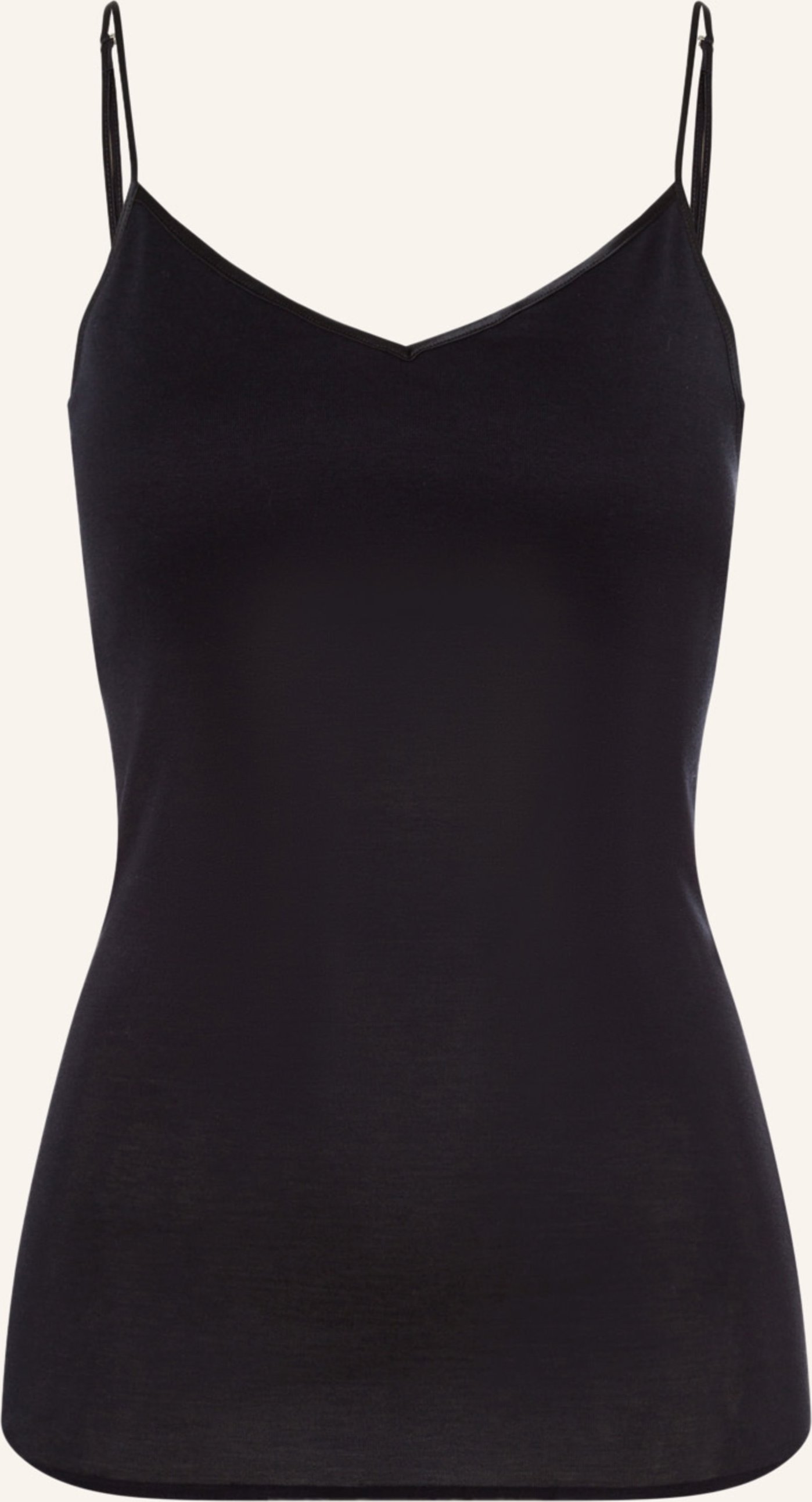 Hanro Bh-Hemd Cotton Seamless schwarz