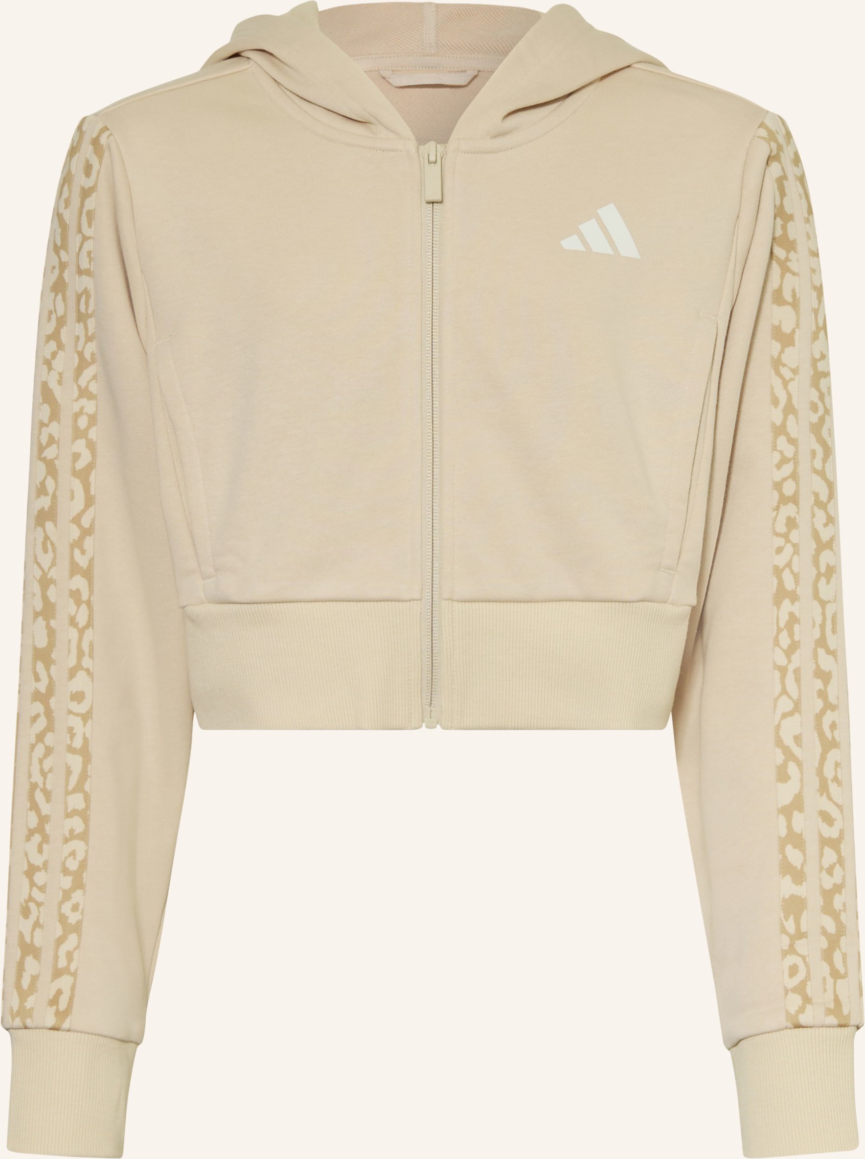 Adidas Sweatjacke beige