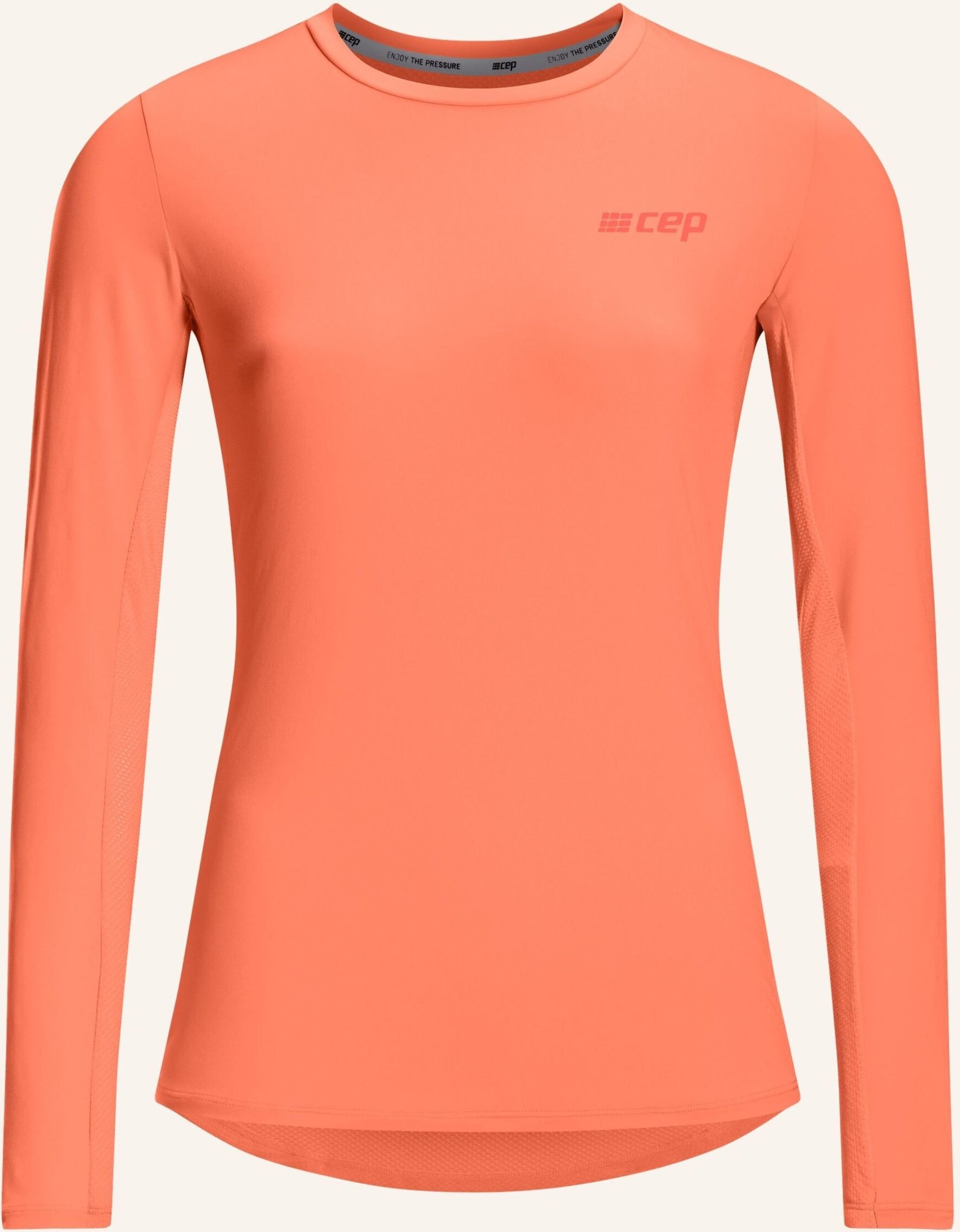 Cep Laufshirt The Run Long Sleeve orange