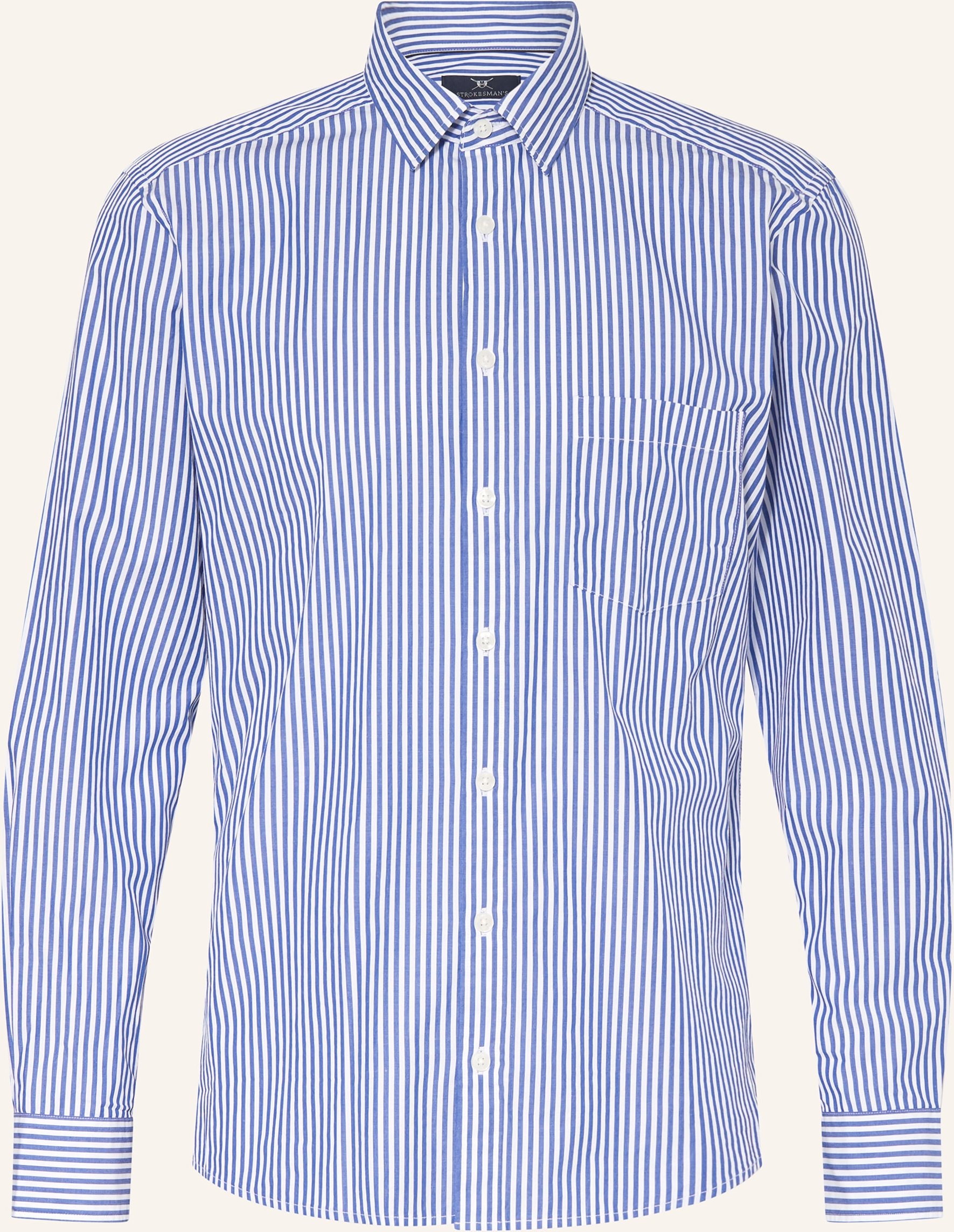 Strokesman's Hemd Regular Fit blau