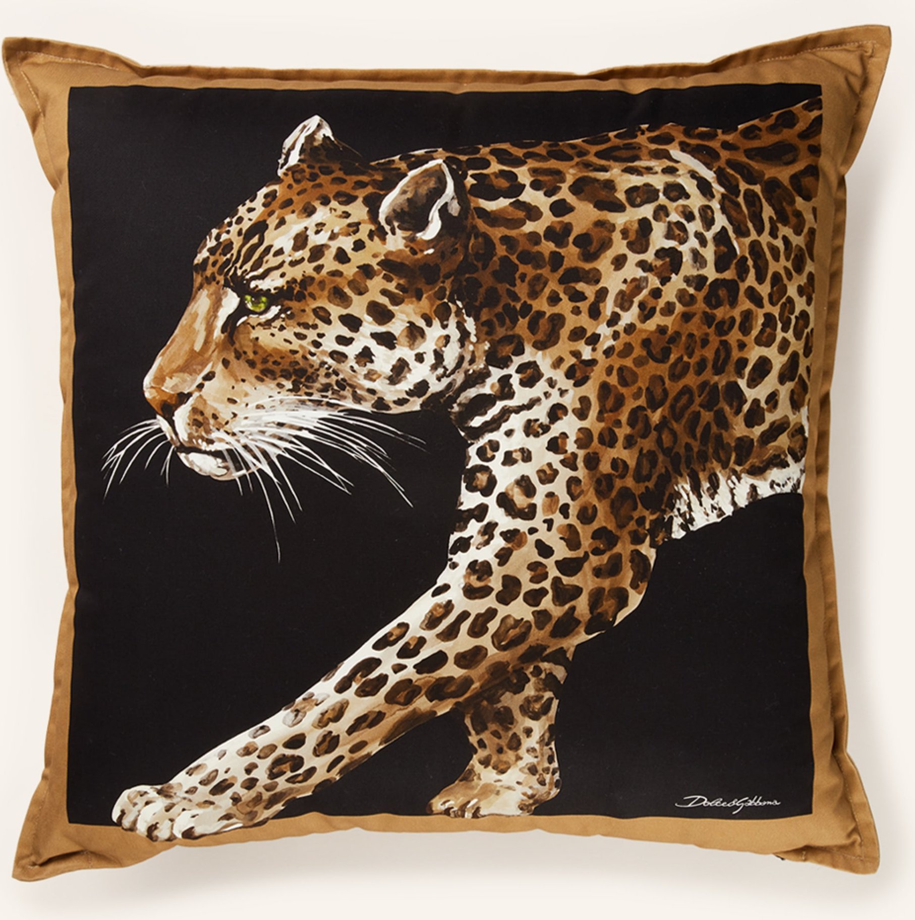 Dolce & Gabbana Casa Dekokissen braun