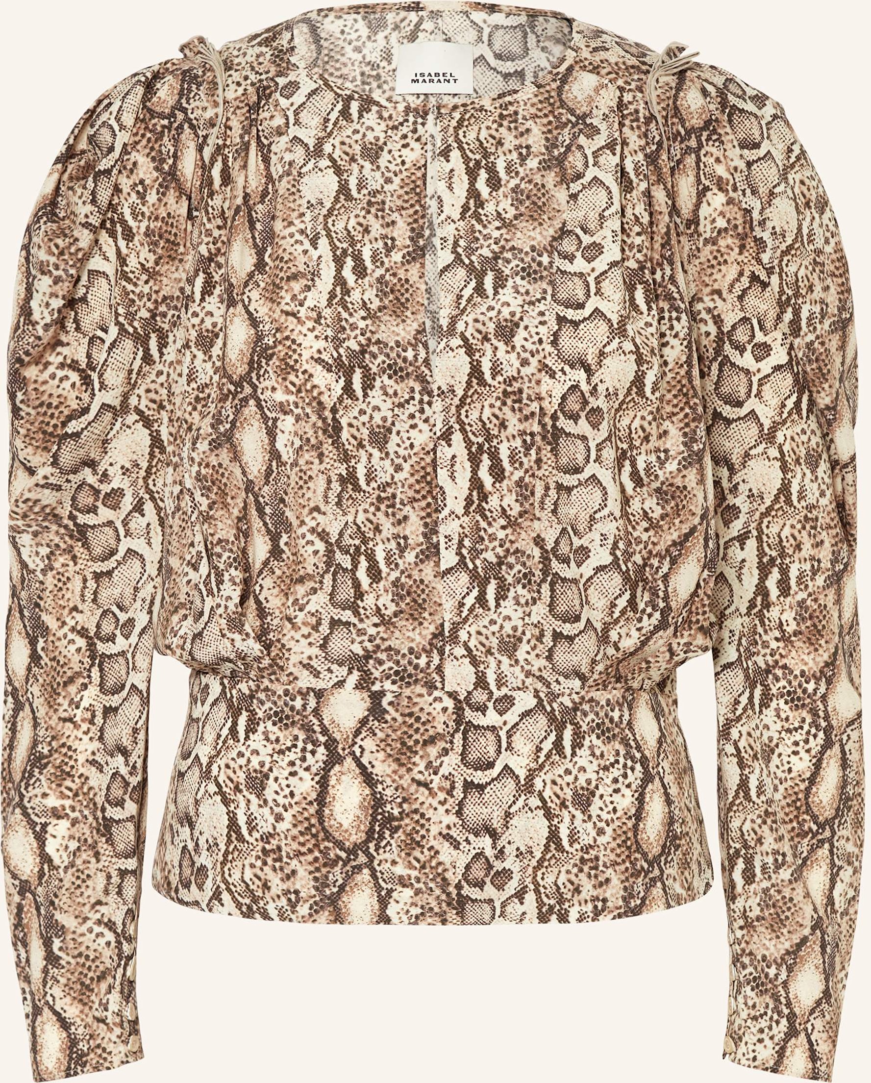Isabel Marant Blusenshirt Zarga Aus Seide beige