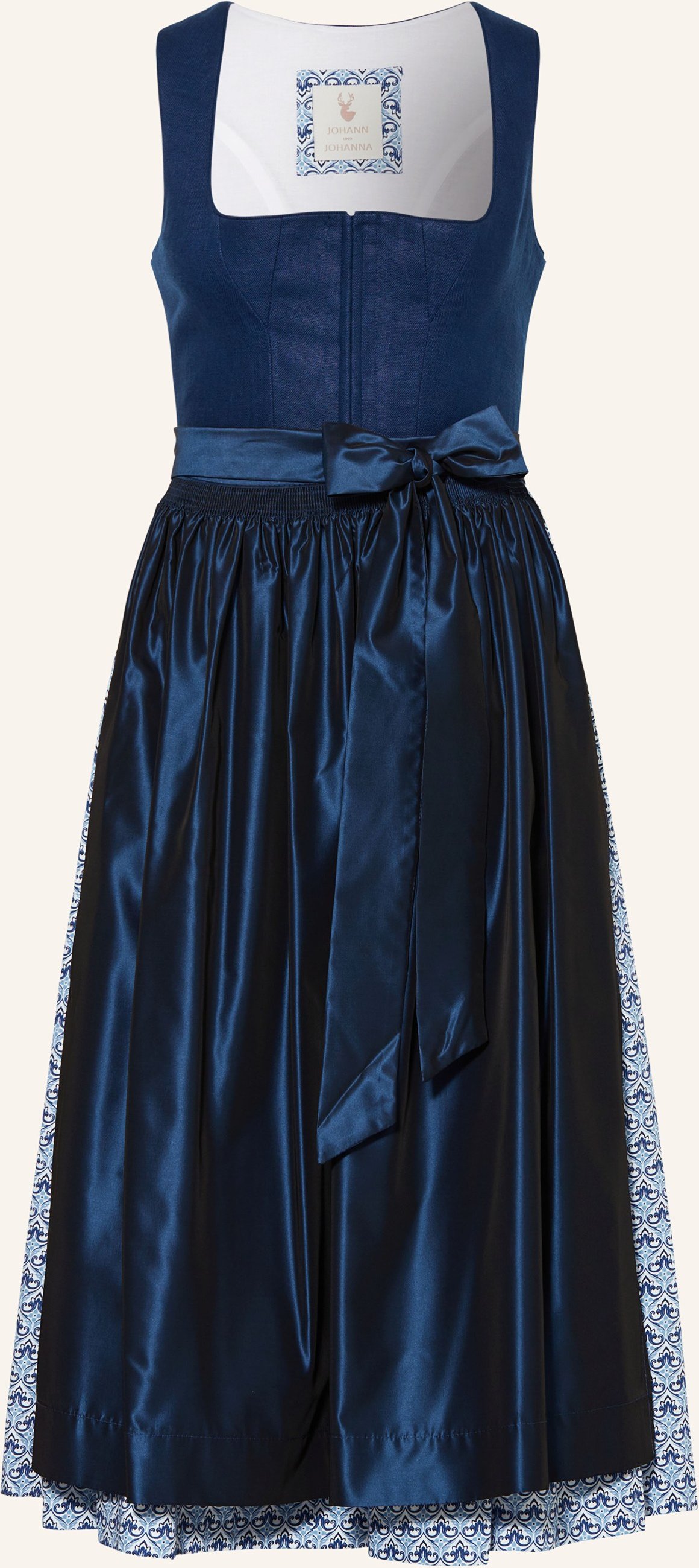 Thumbnail - Johann & Johanna Dirndl Mit Leinen blau
