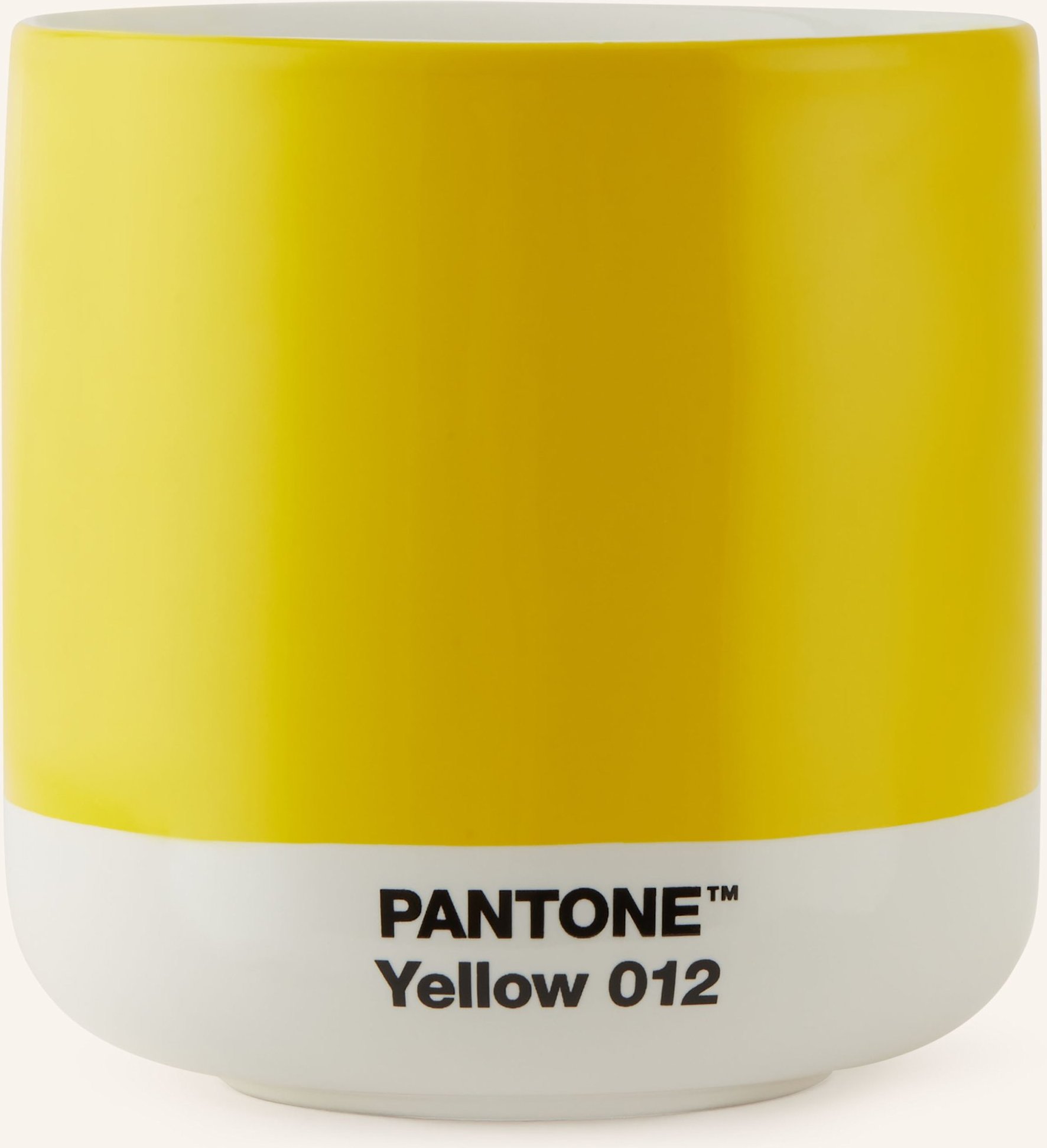 Pantone Latte-Thermobecher gelb