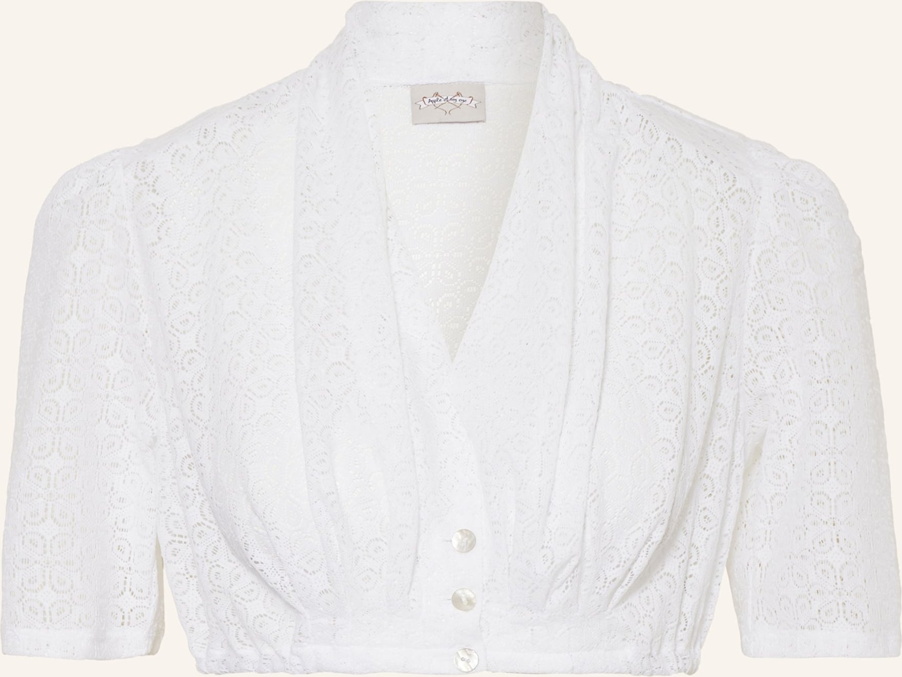 Berwin & Wolff Dirndlbluse Aus Spitze weiss