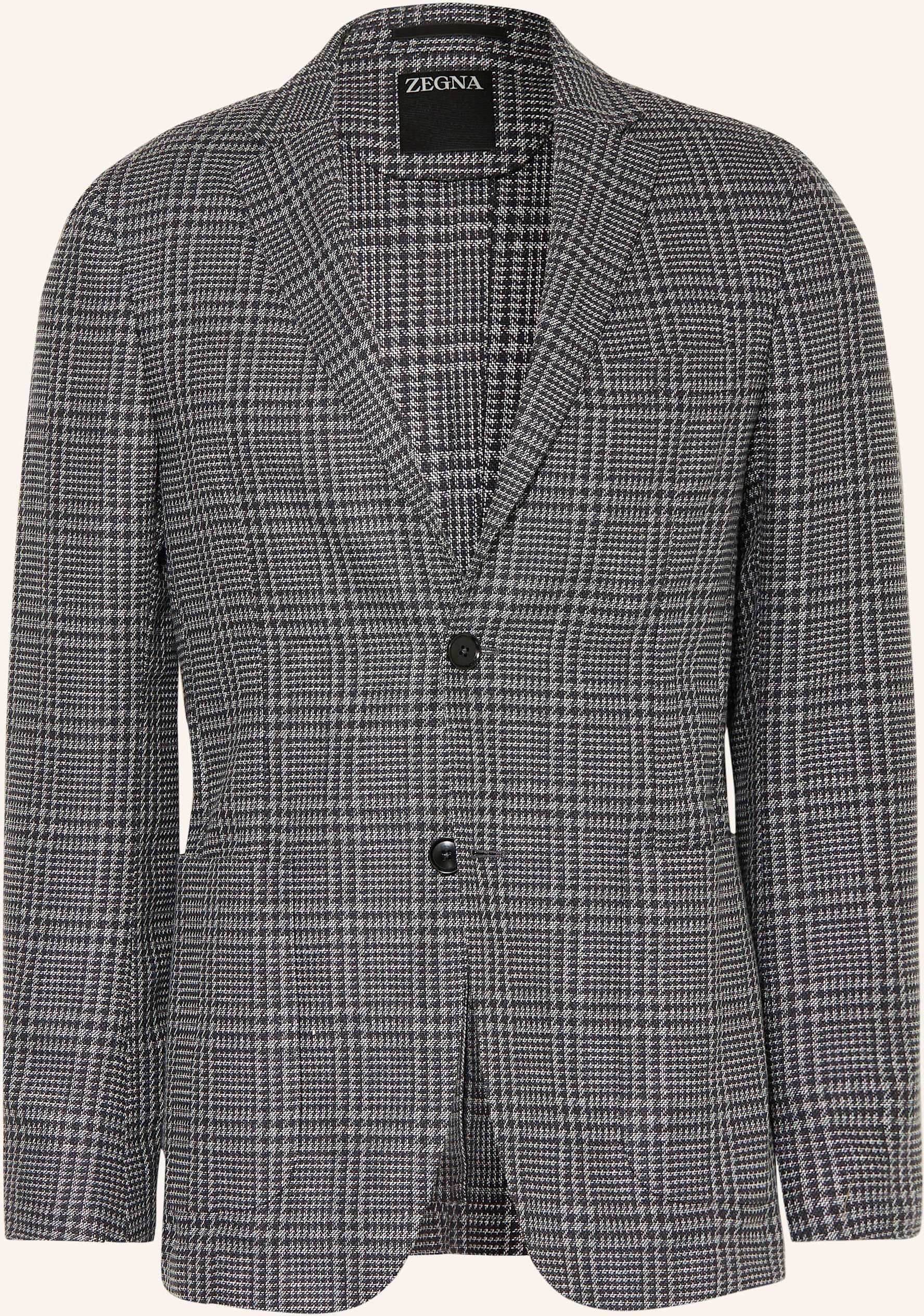 Zegna Sakko Extra Slim Fit Mit Seide schwarz