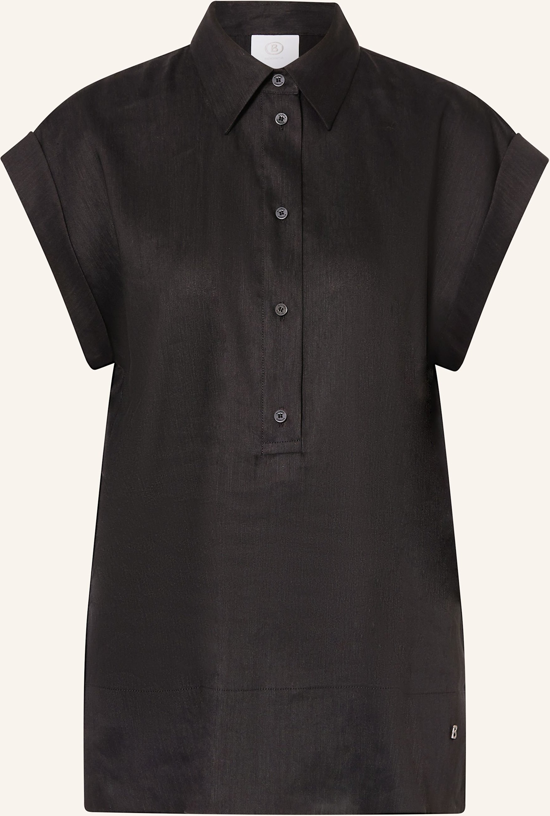 Bogner Blusenshirt Rosalie Mit Leinen schwarz