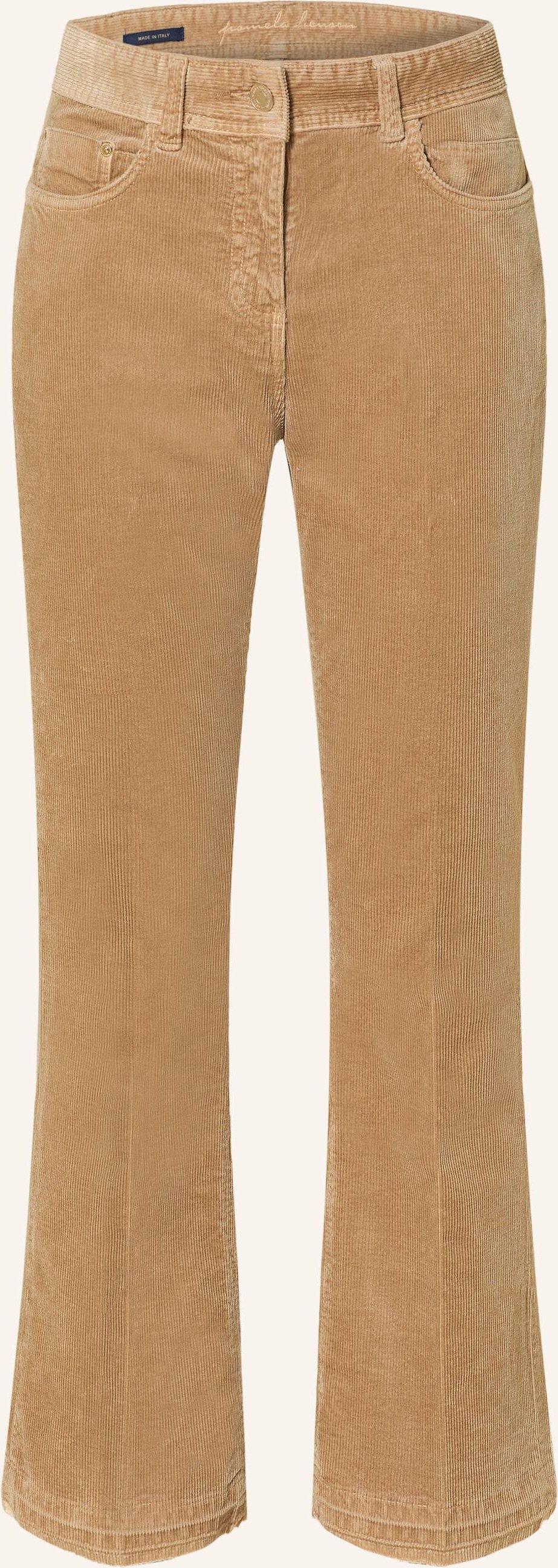 Pamela Henson 7/8-Cordhose braun