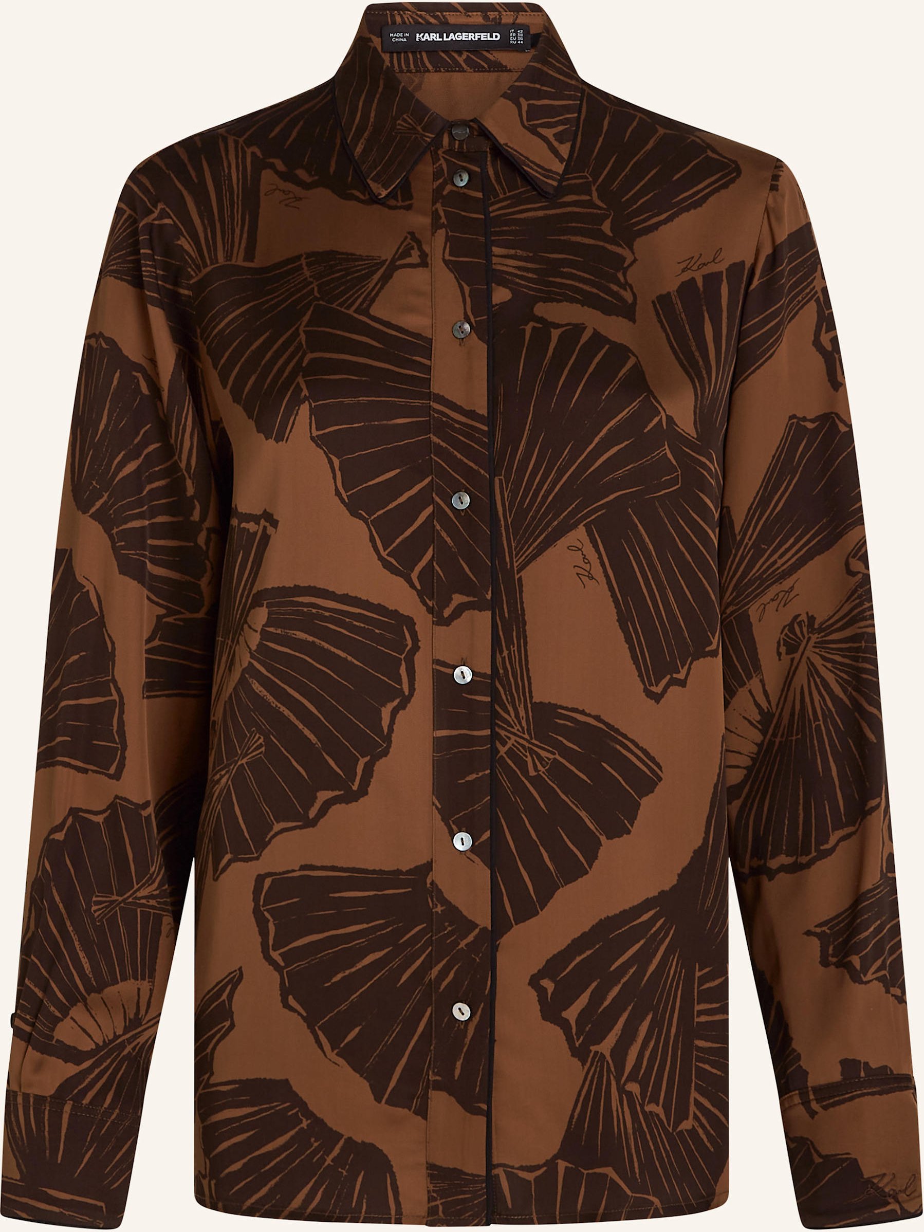 Karl Lagerfeld Bluse braun
