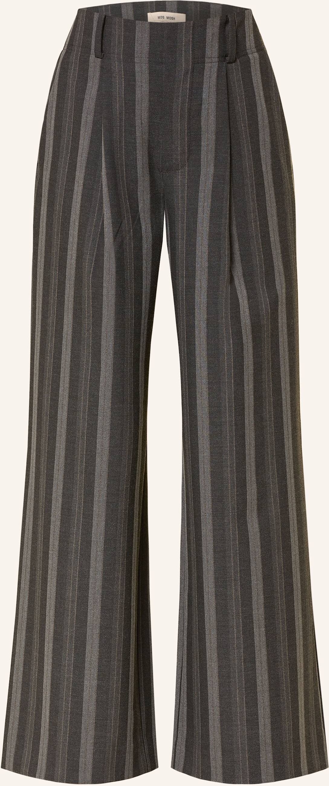 Mos Mosh Marlenehose Mmevine Scarla grau