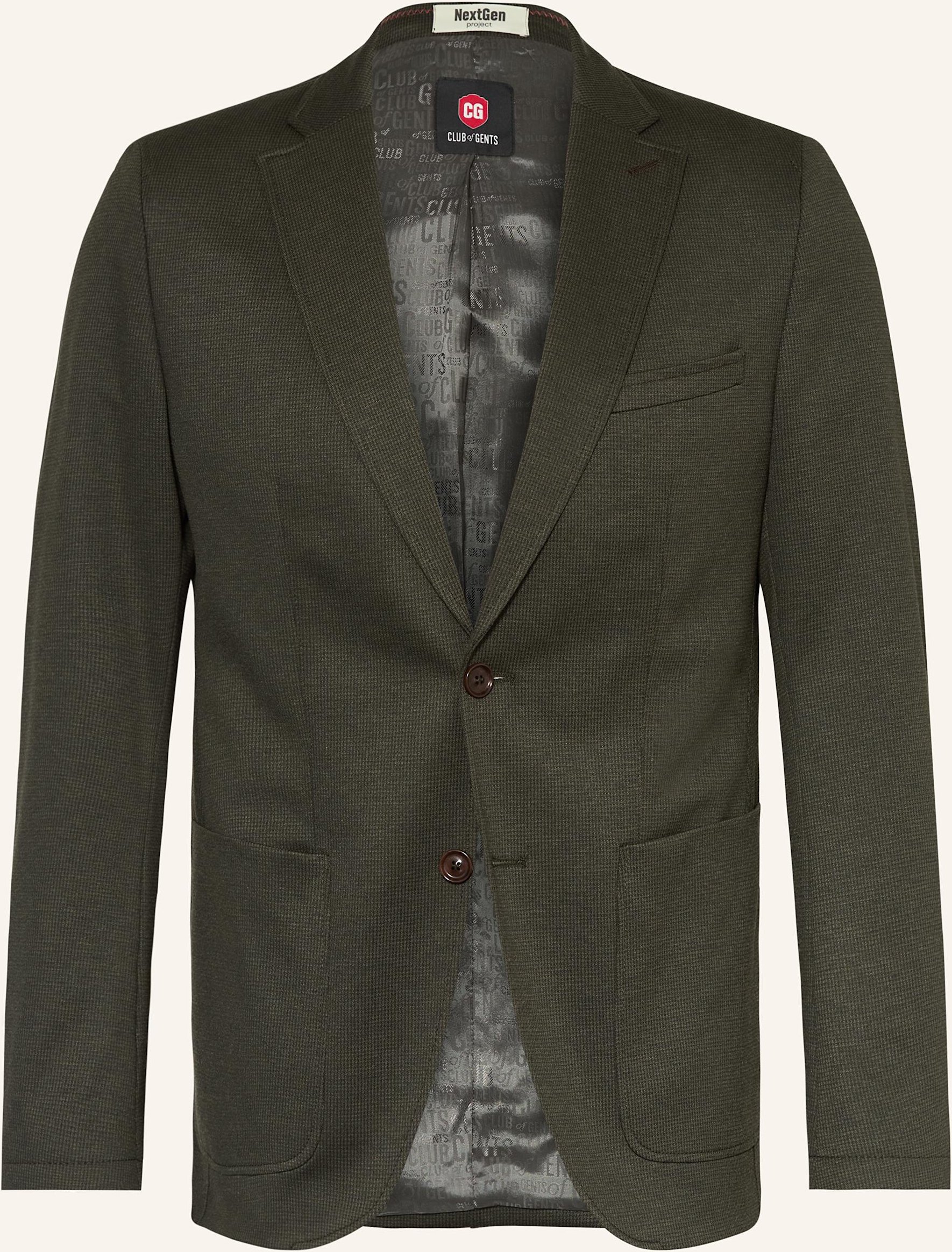 Cg - Club Of Gents Anzugsakko Cg Cuba Extra Slim Fit gruen