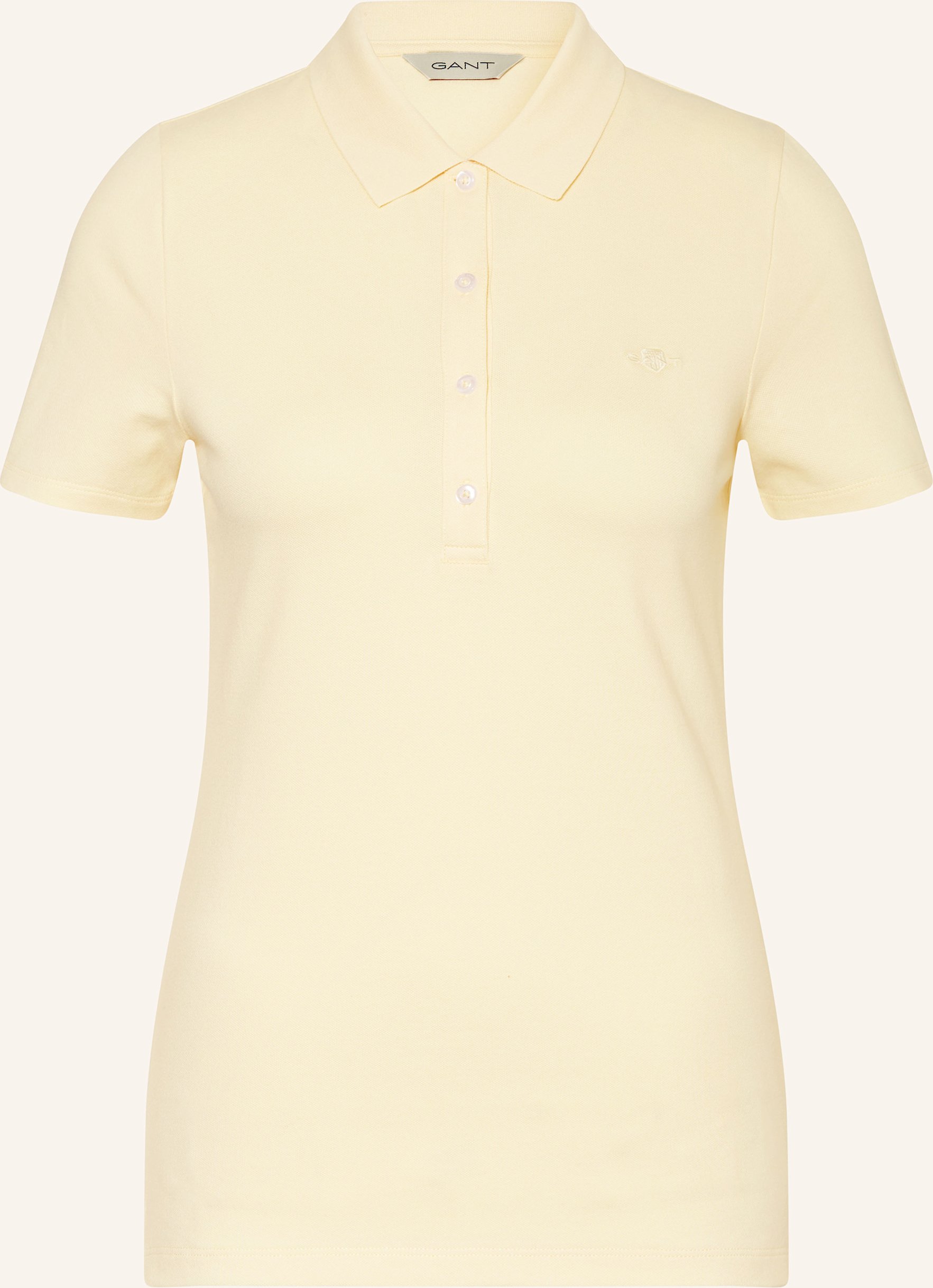 Gant Piqué-Poloshirt gelb