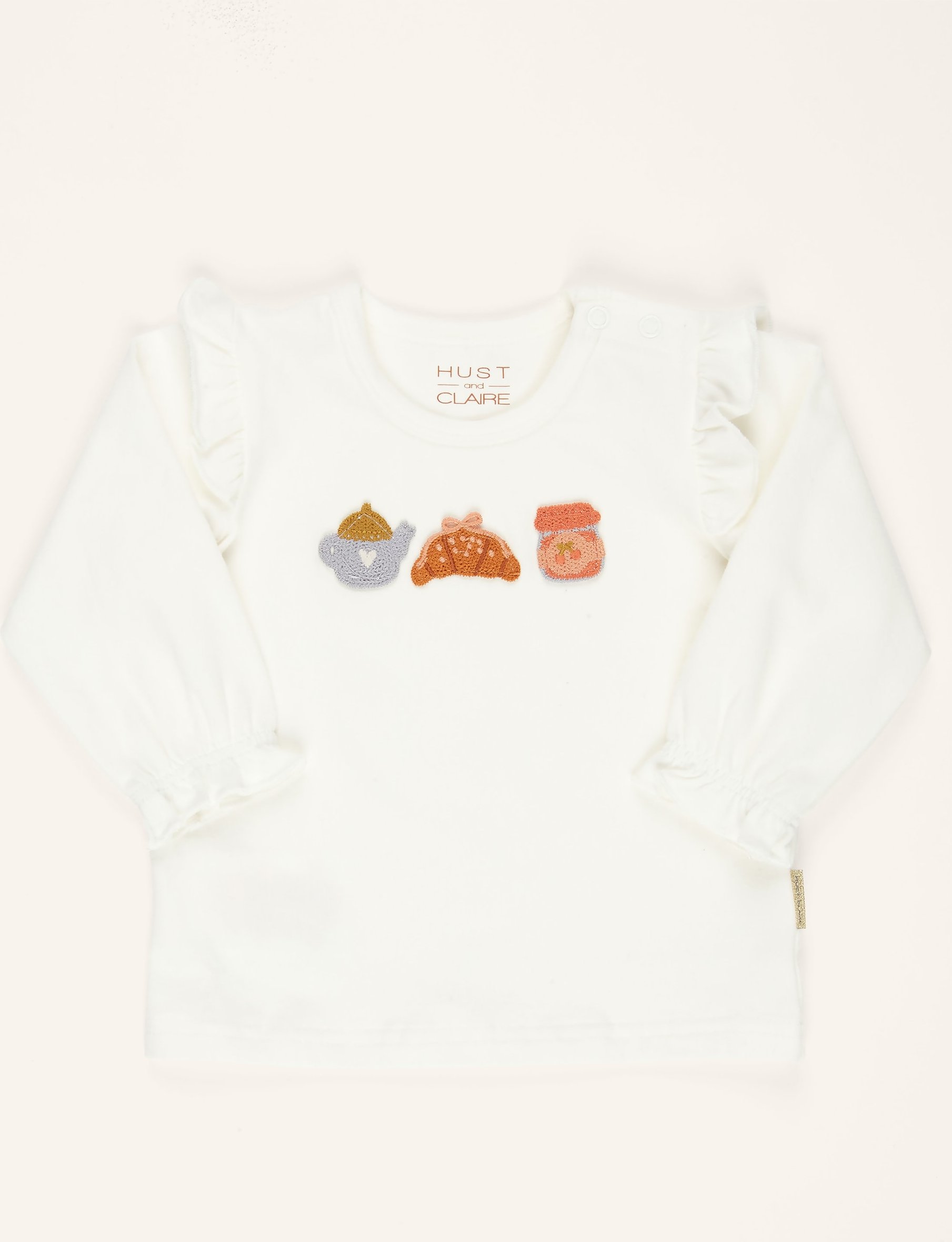 Hust And Claire Longsleeve Hcami weiss