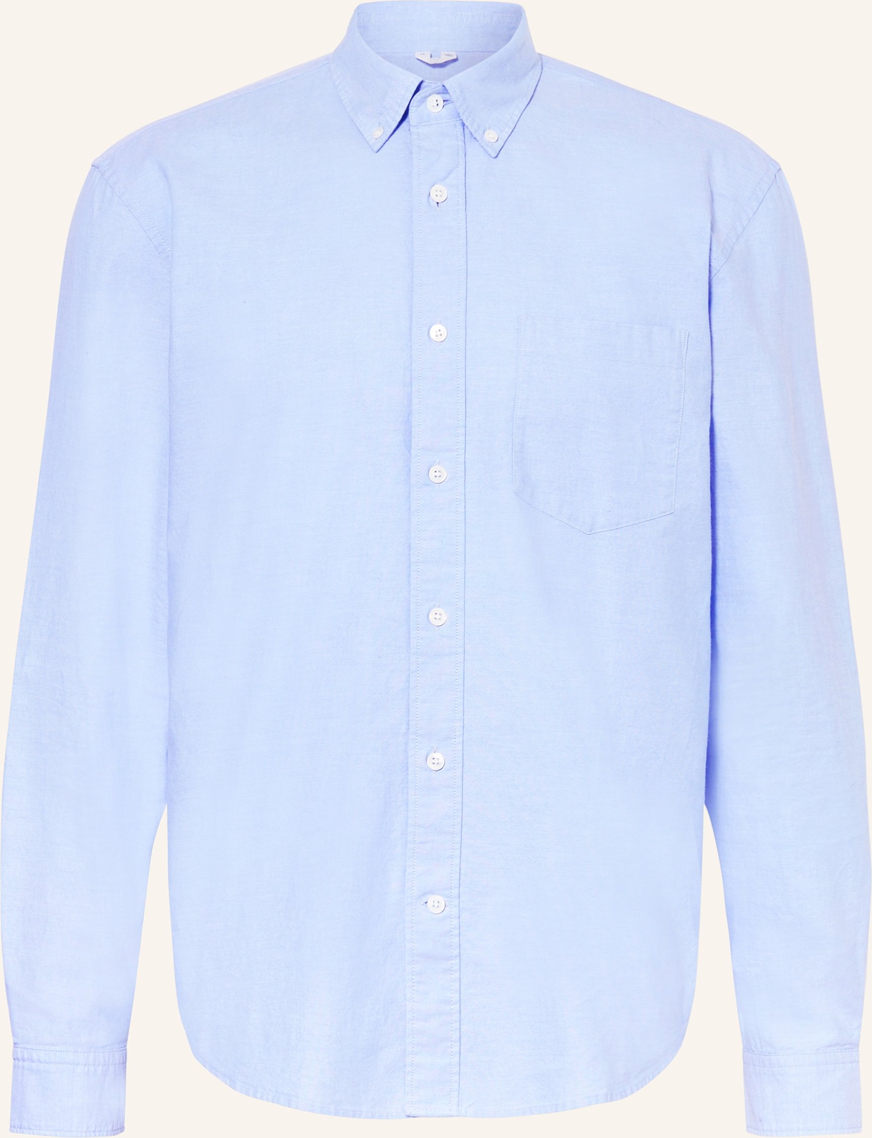 Arket Oxfordhemd Regular Fit blau