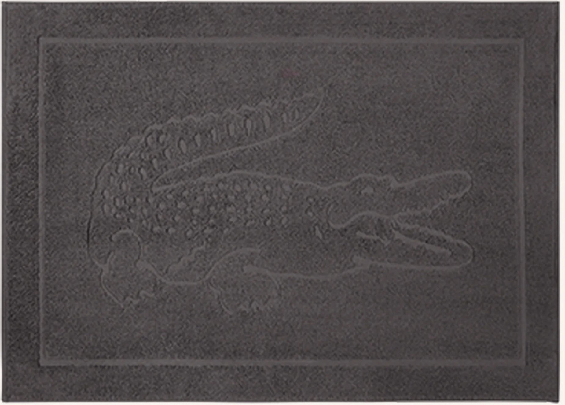 Lacoste Badematte Llacoste schwarz