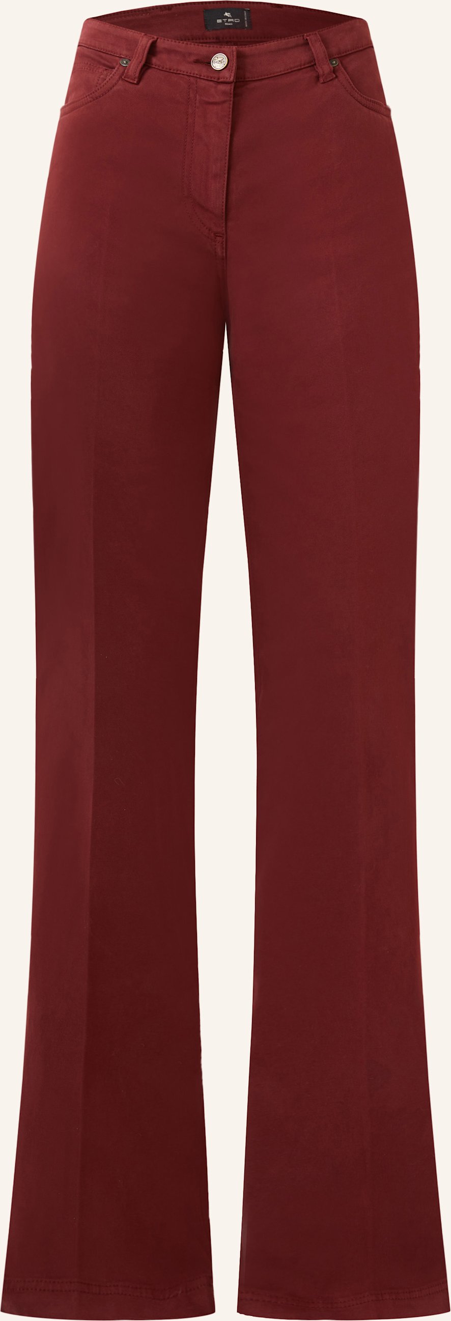 Etro Bootcut Jeans rot