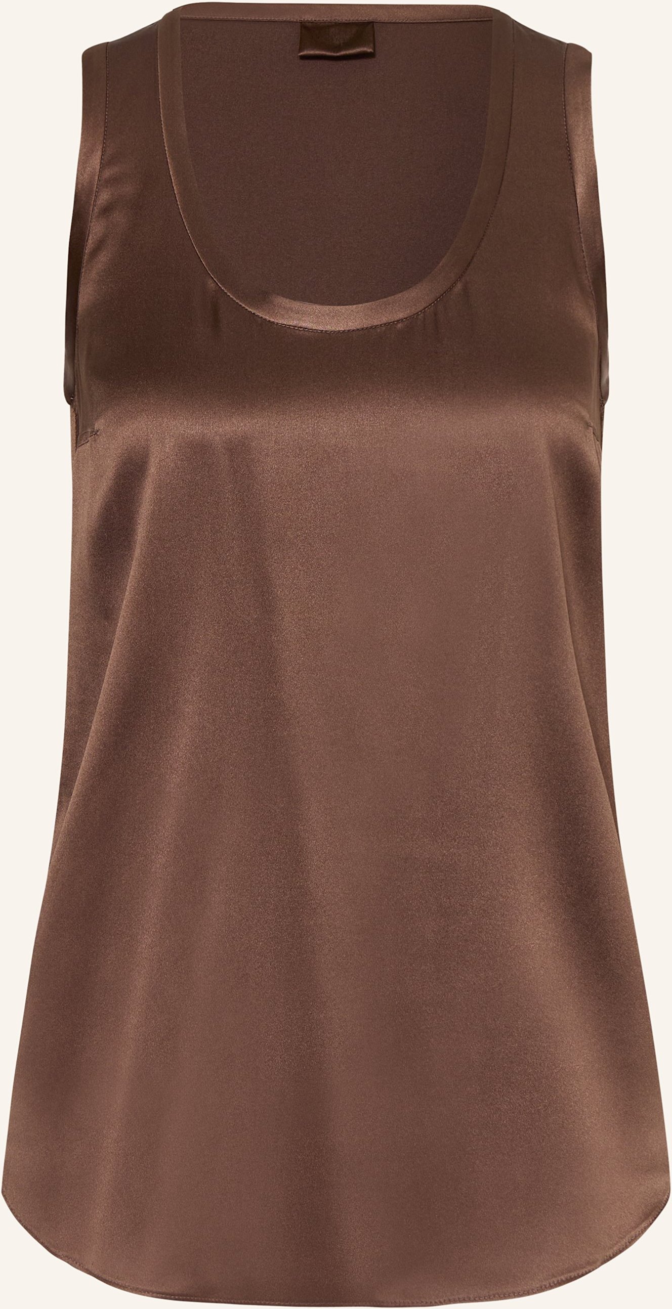 Brunello Cucinelli Seidentop braun