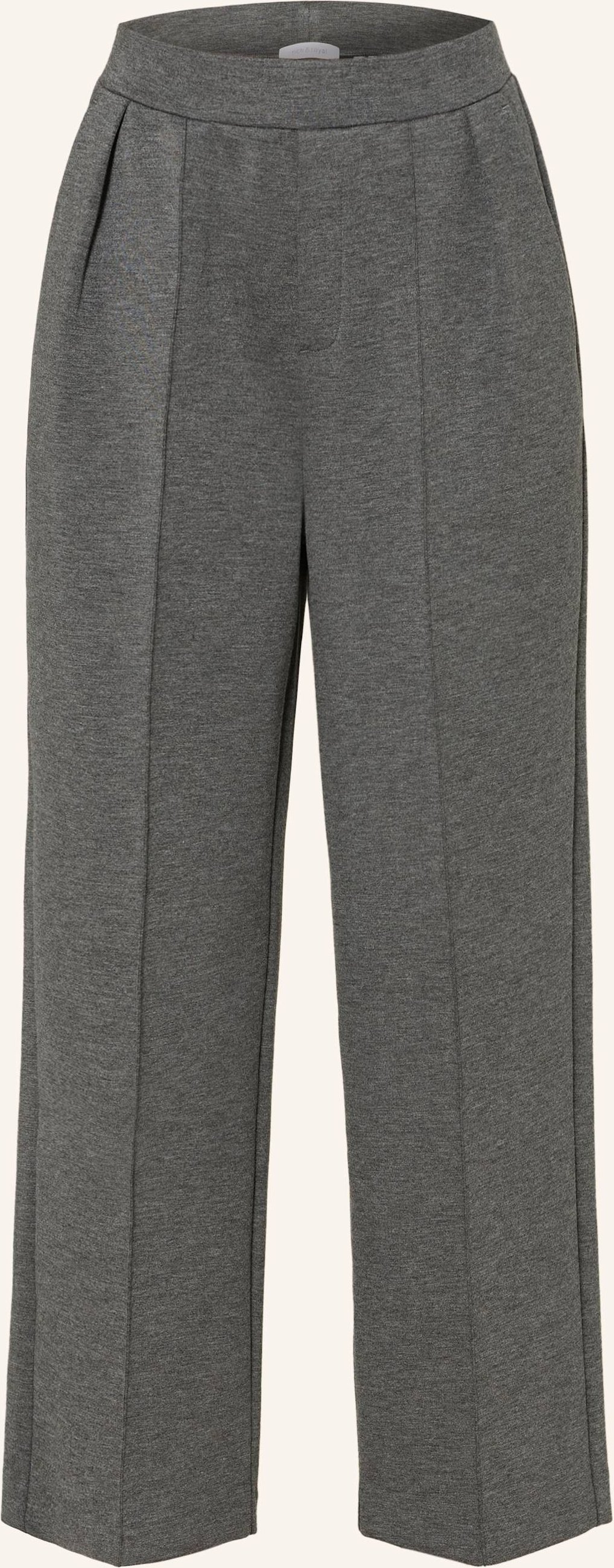 Rich & Royal 7/8-Hose Aus Jersey grau