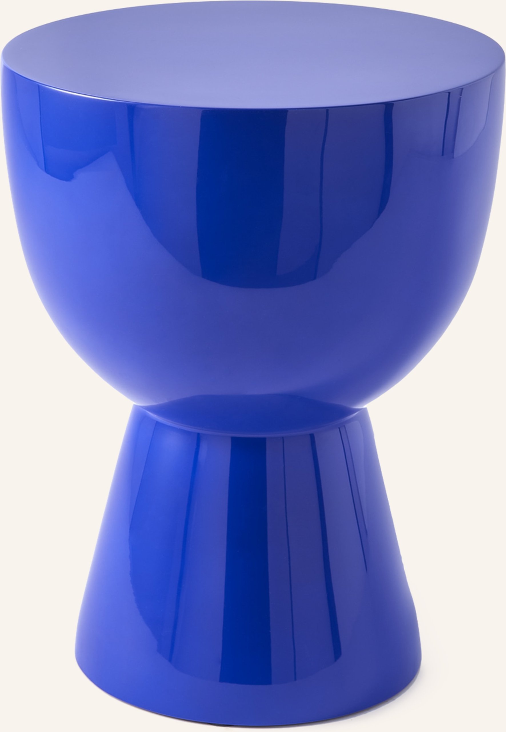 Polspotten Hocker Tam Tam blau