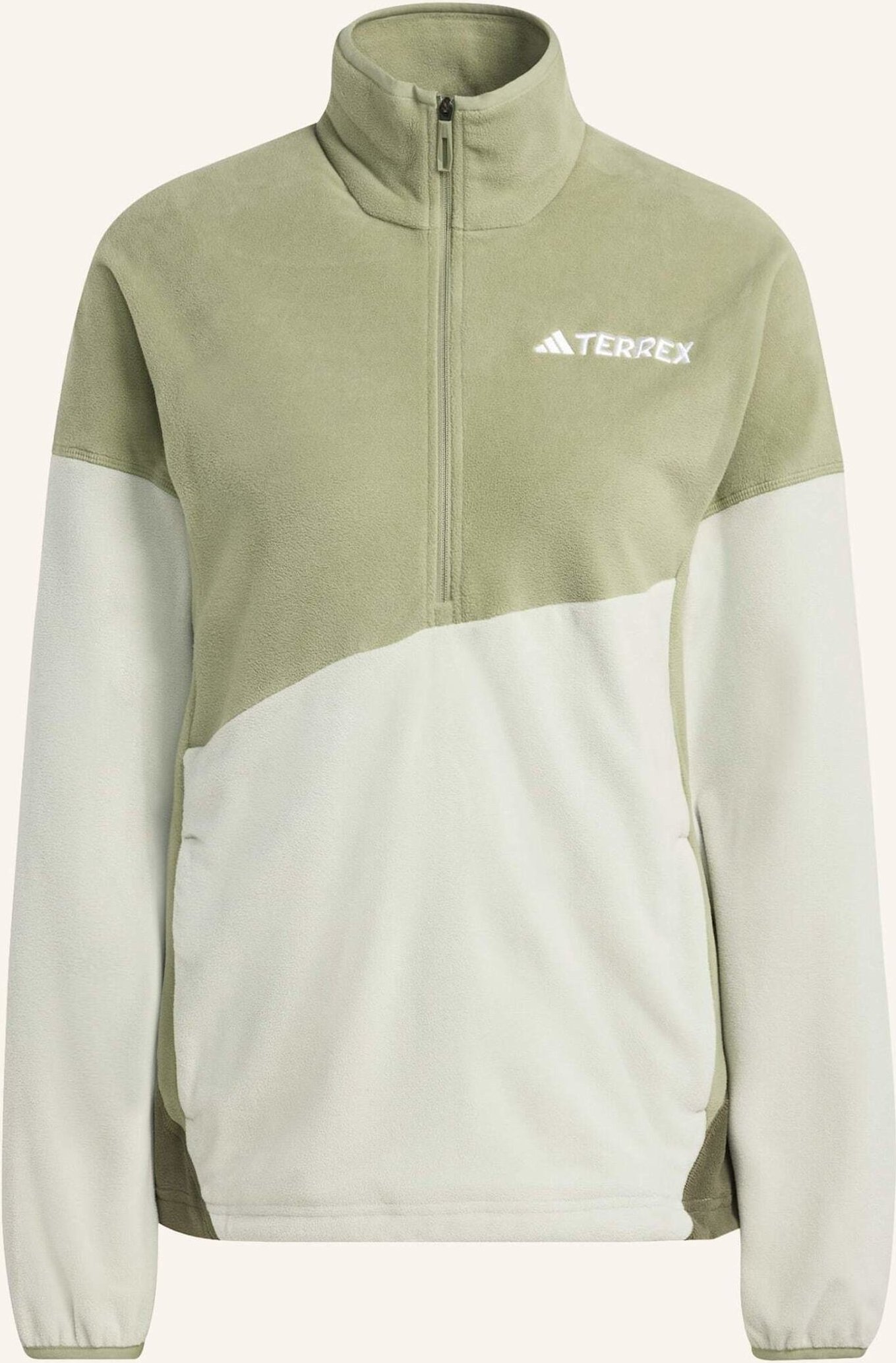 Adidas Terrex Fleece-Troyer Terrex Multi Climawarm gruen