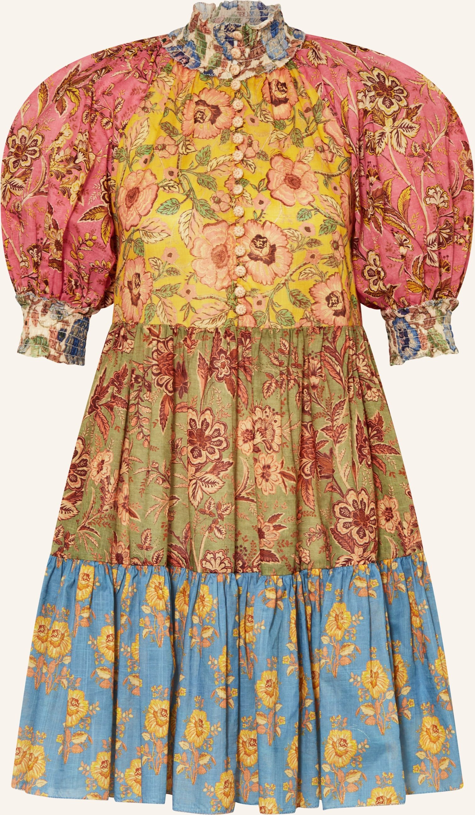 Zimmermann Kleid Junie Lantern blau