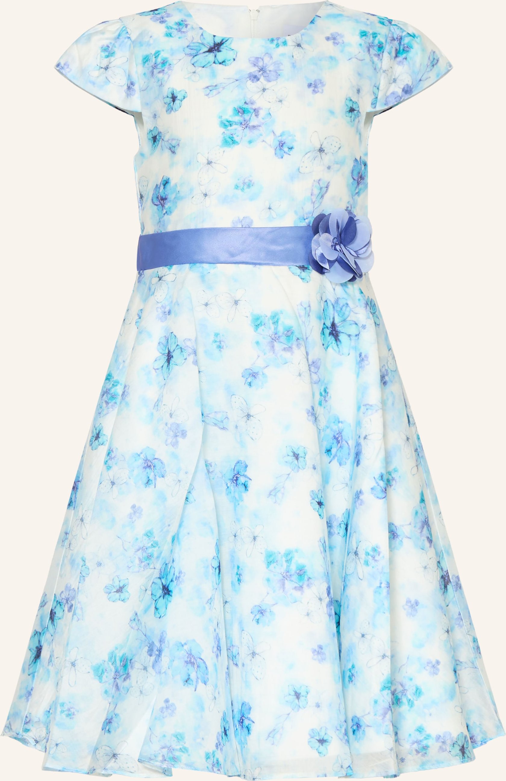 Danamade Satinkleid blau