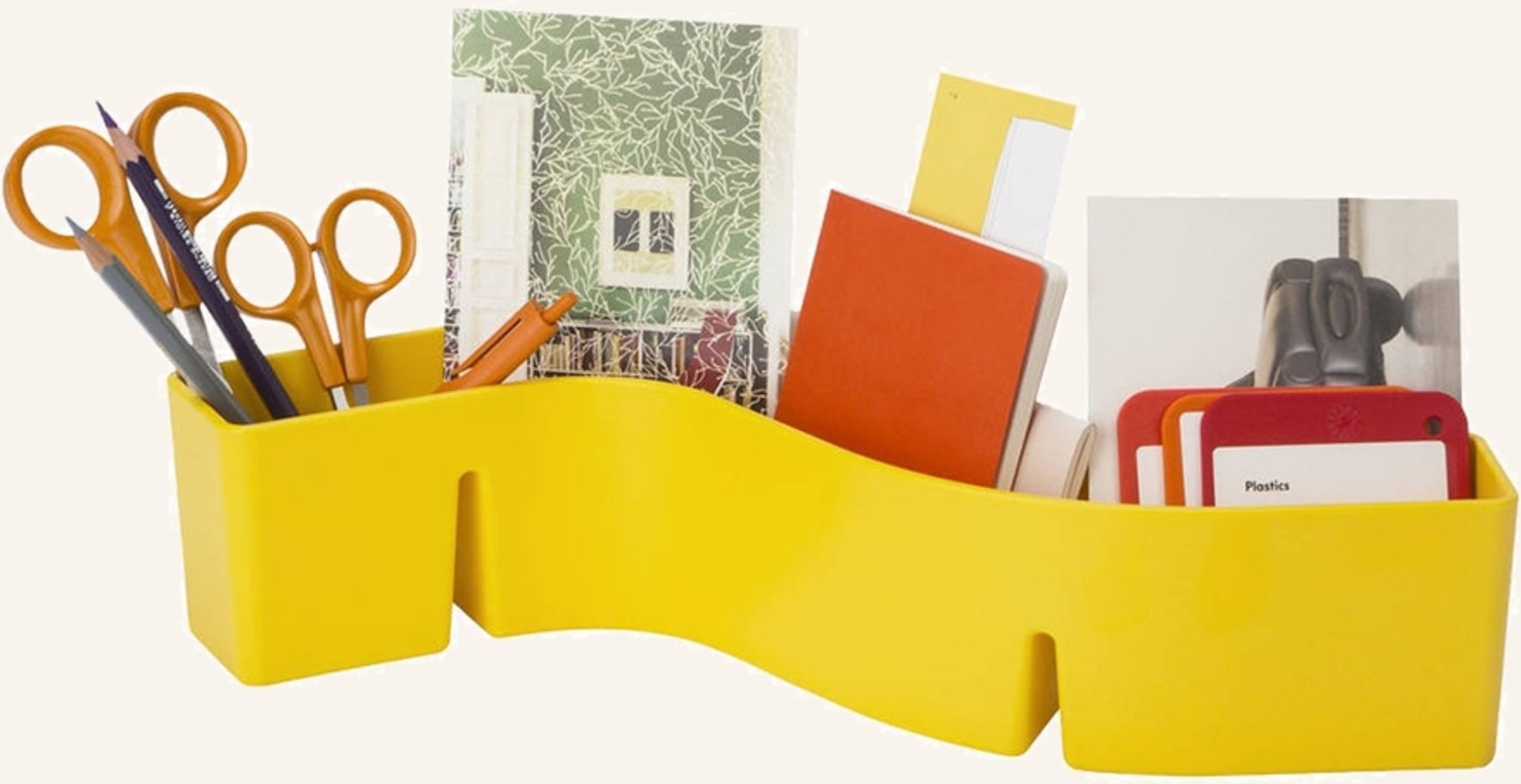 Vitra Schreibtisch-Organizer S-Tidy gelb