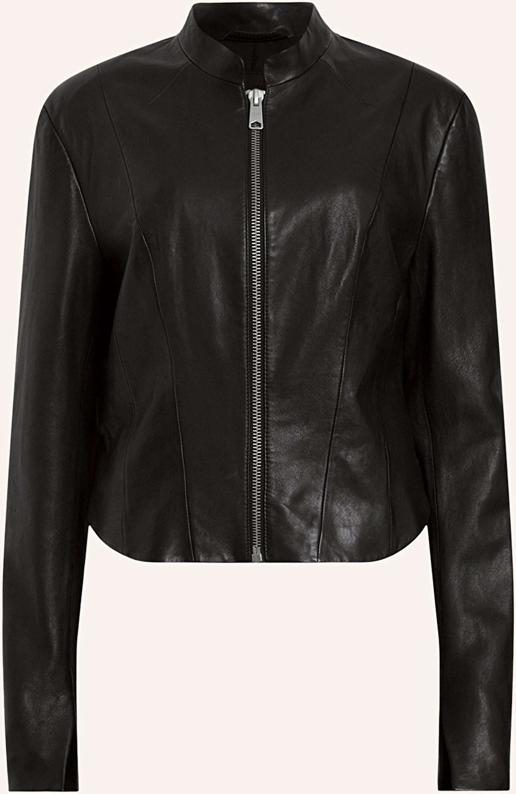 Allsaints Lederjacke Sadler schwarz