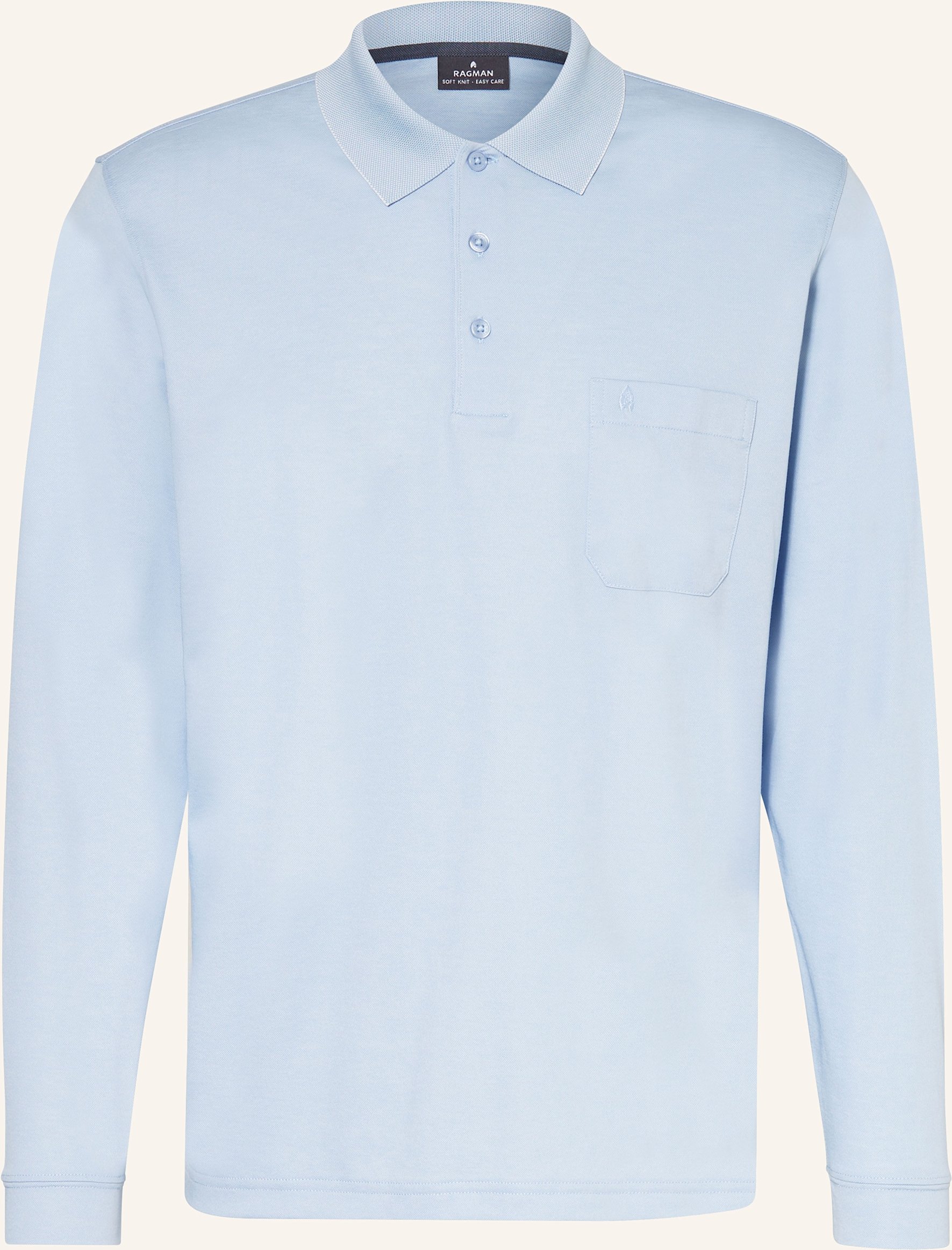 Ragman Poloshirt blau