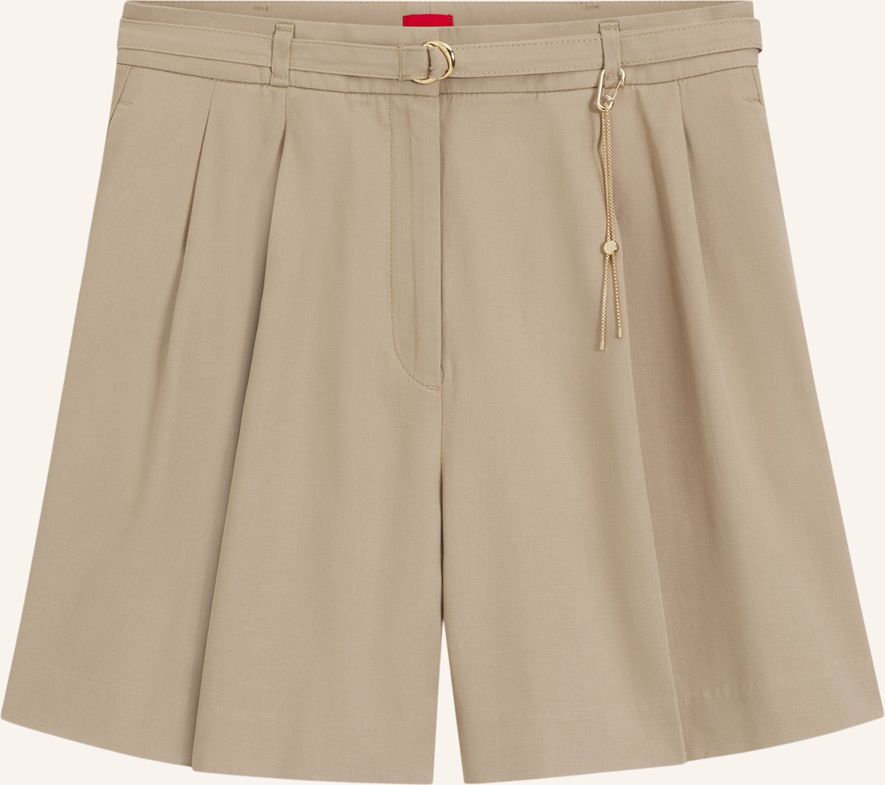 Hugo Casual Hose Henisea-1-W Straight Fit braun