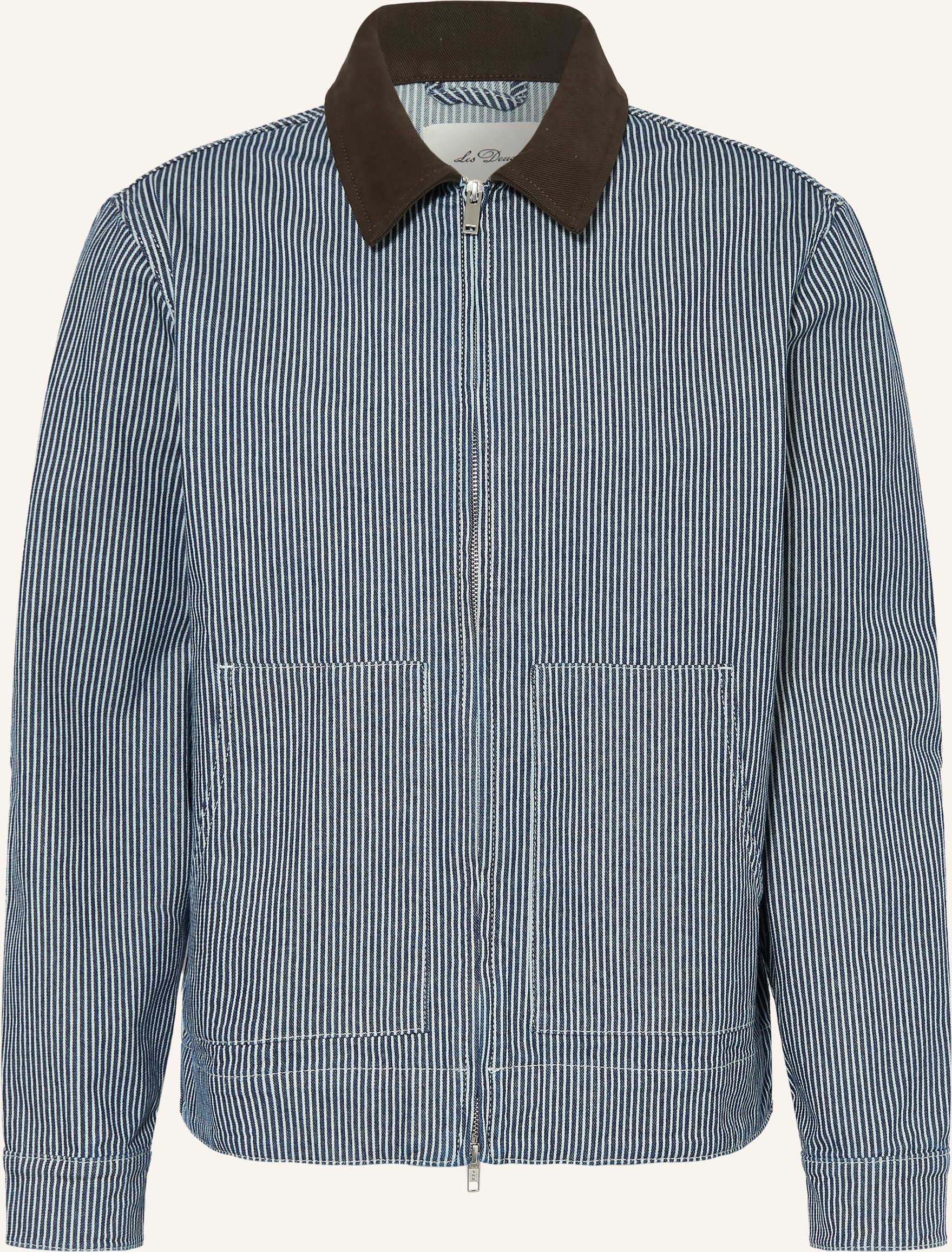 Les Deux Jeansjacke Robert blau