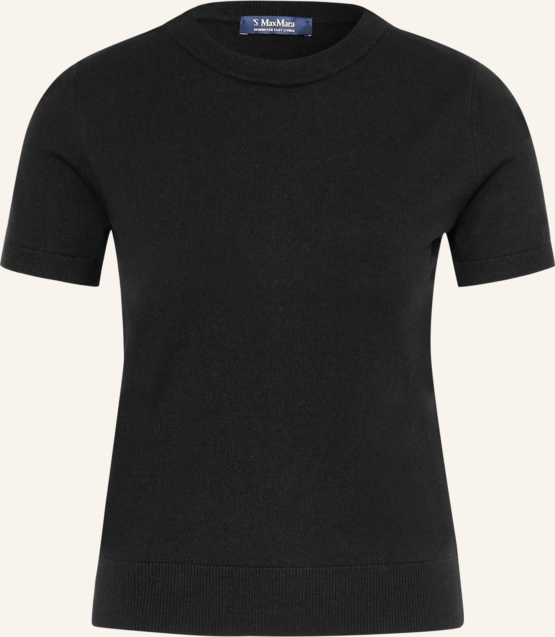 S Max Mara Strickshirt Magenta schwarz