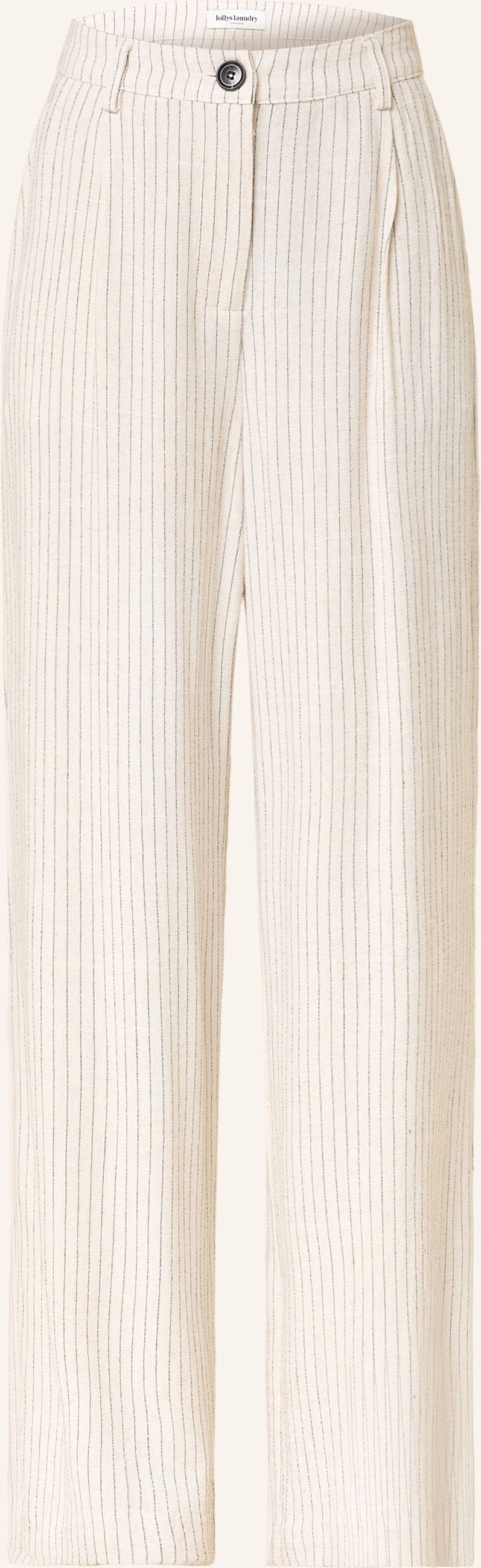 Lollys Laundry Hose Tylerll Mit Leinen weiss