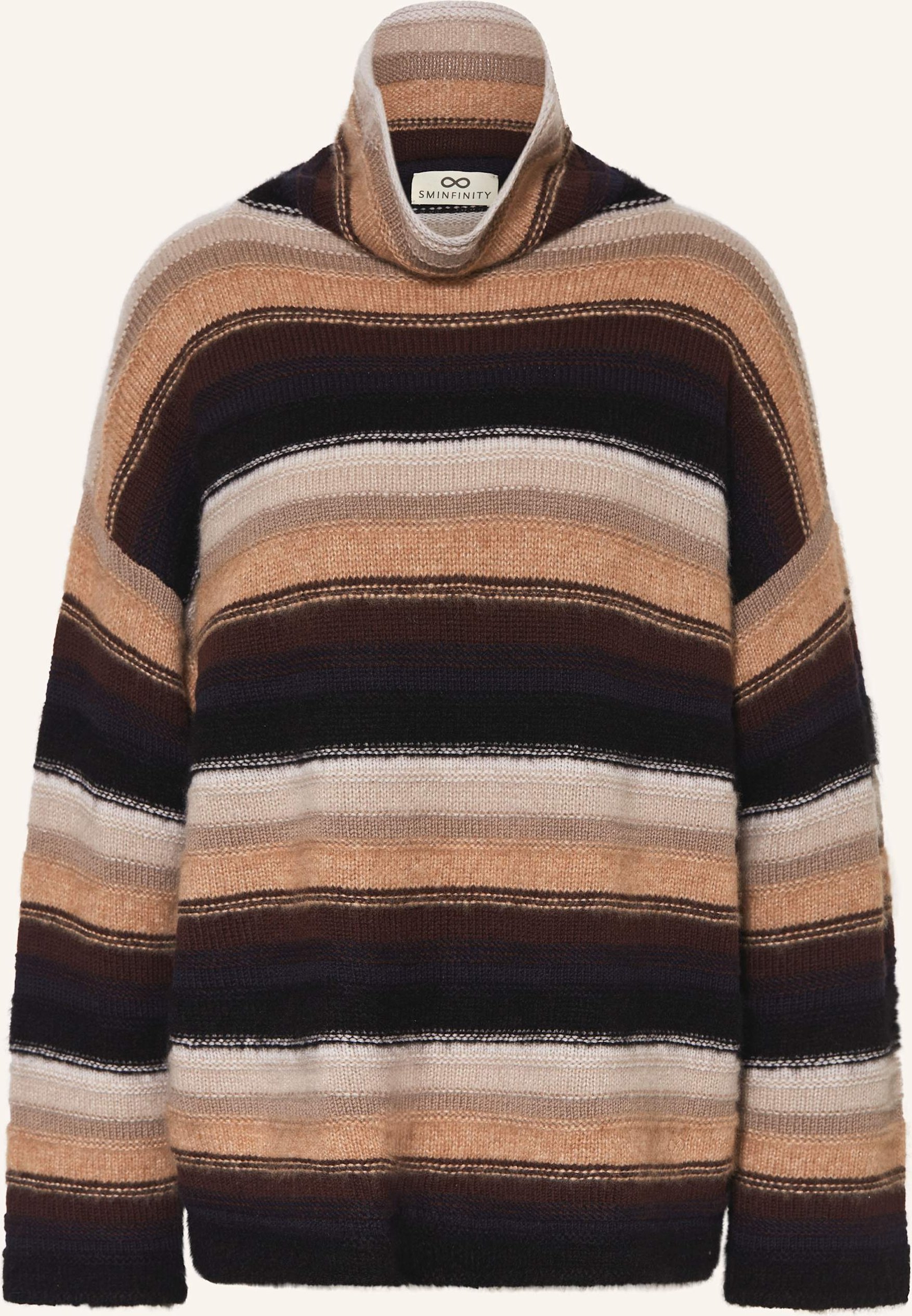 Thumbnail - Sminfinity Rollkragenpullover Aus Cashmere braun