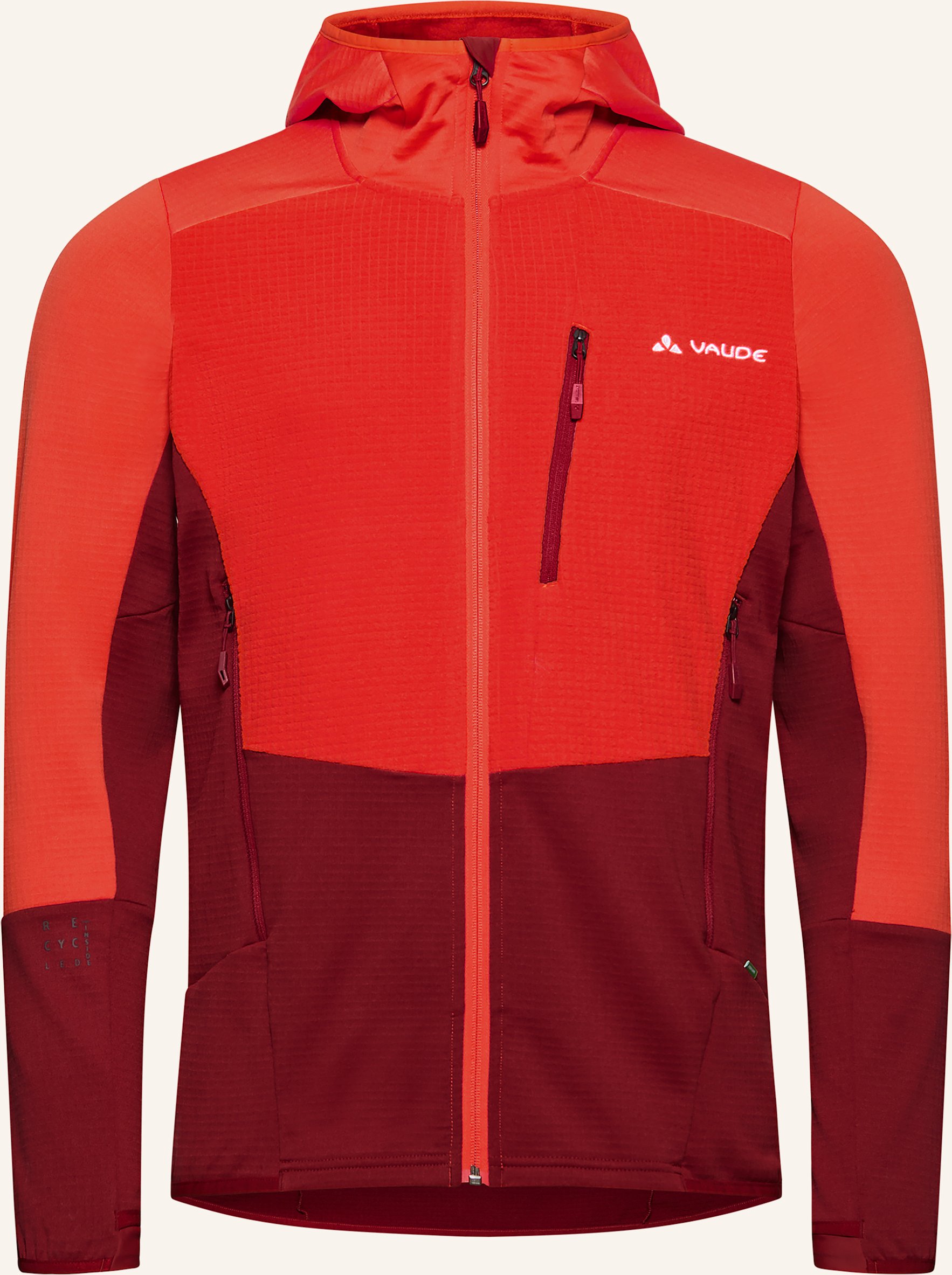 Vaude Fleecejacke M Monviso Hd Fl Jacket rot