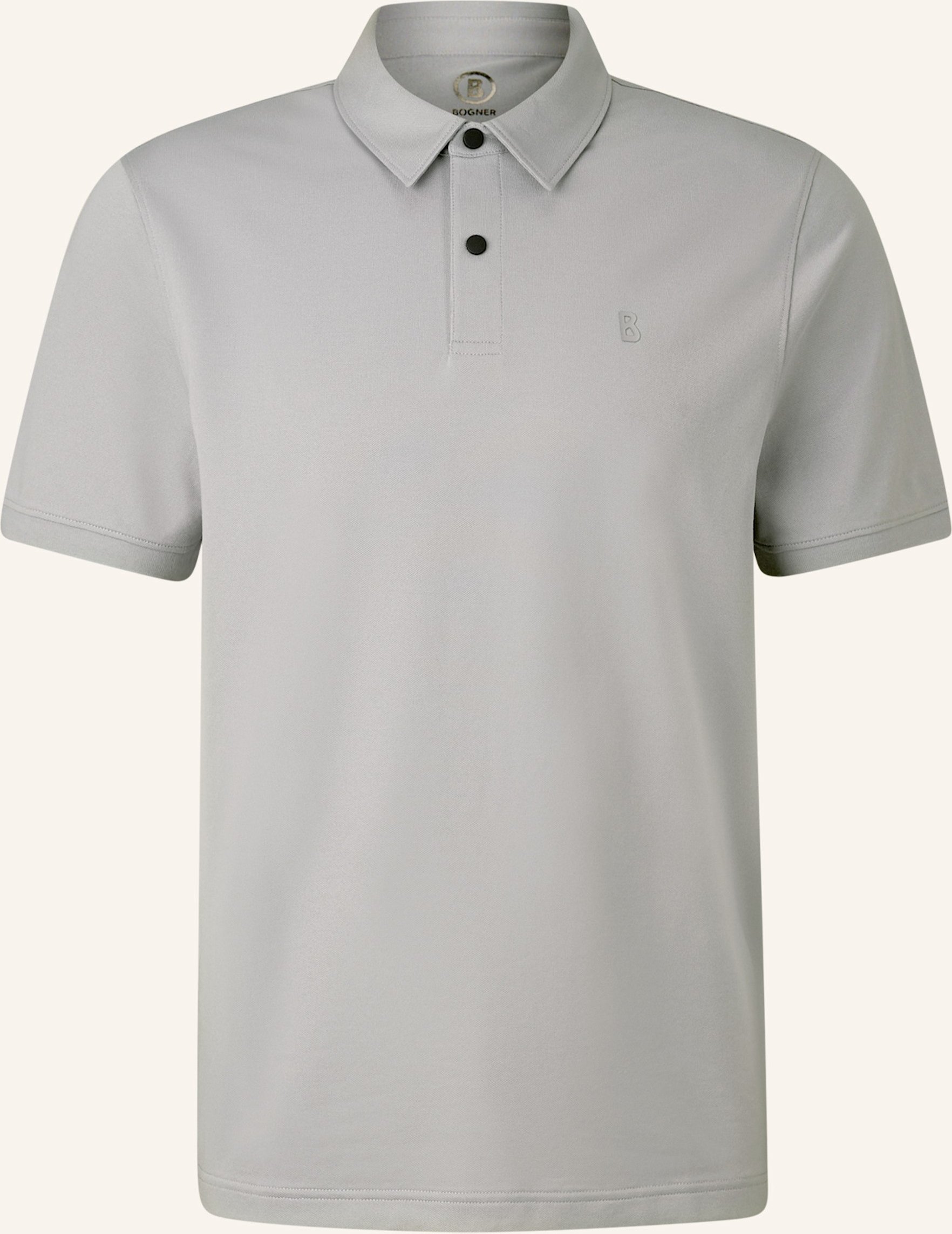 Bogner Piqué-Poloshirt Timo Regular Fit grau