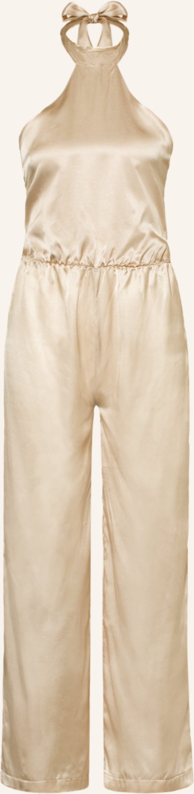 Miryam Jumpsuit Mit Seide beige