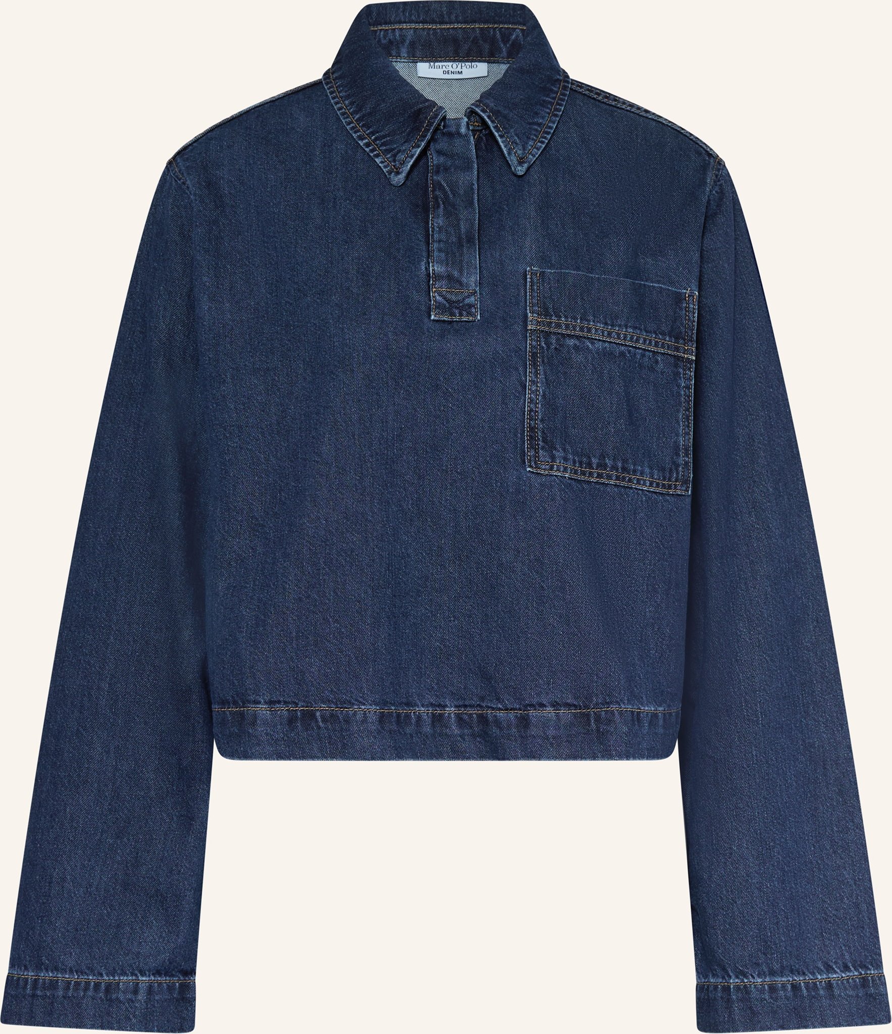 Marc O'polo Denim Jeansbluse blau