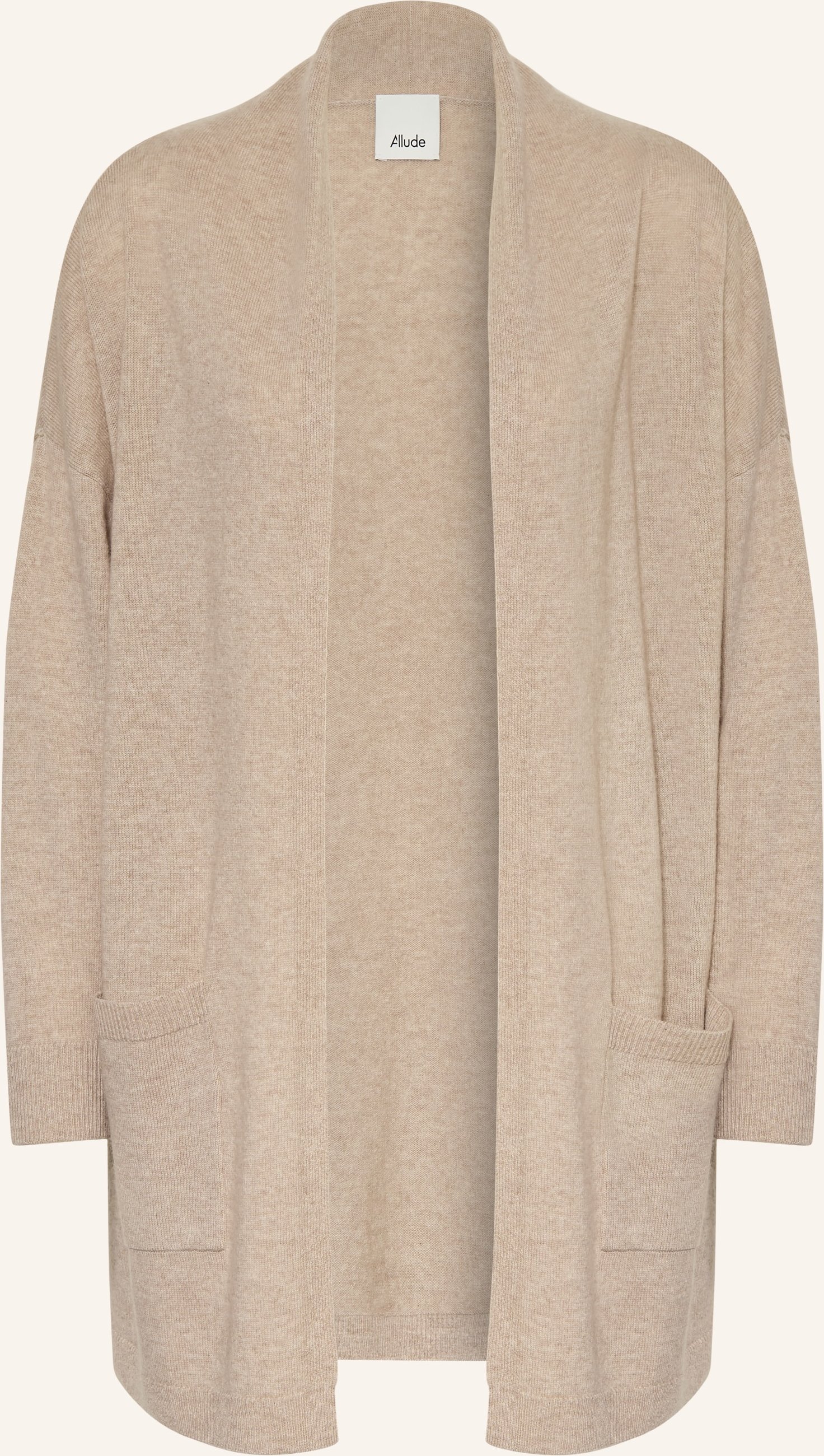 Allude Strickhülle Mit Cashmere beige
