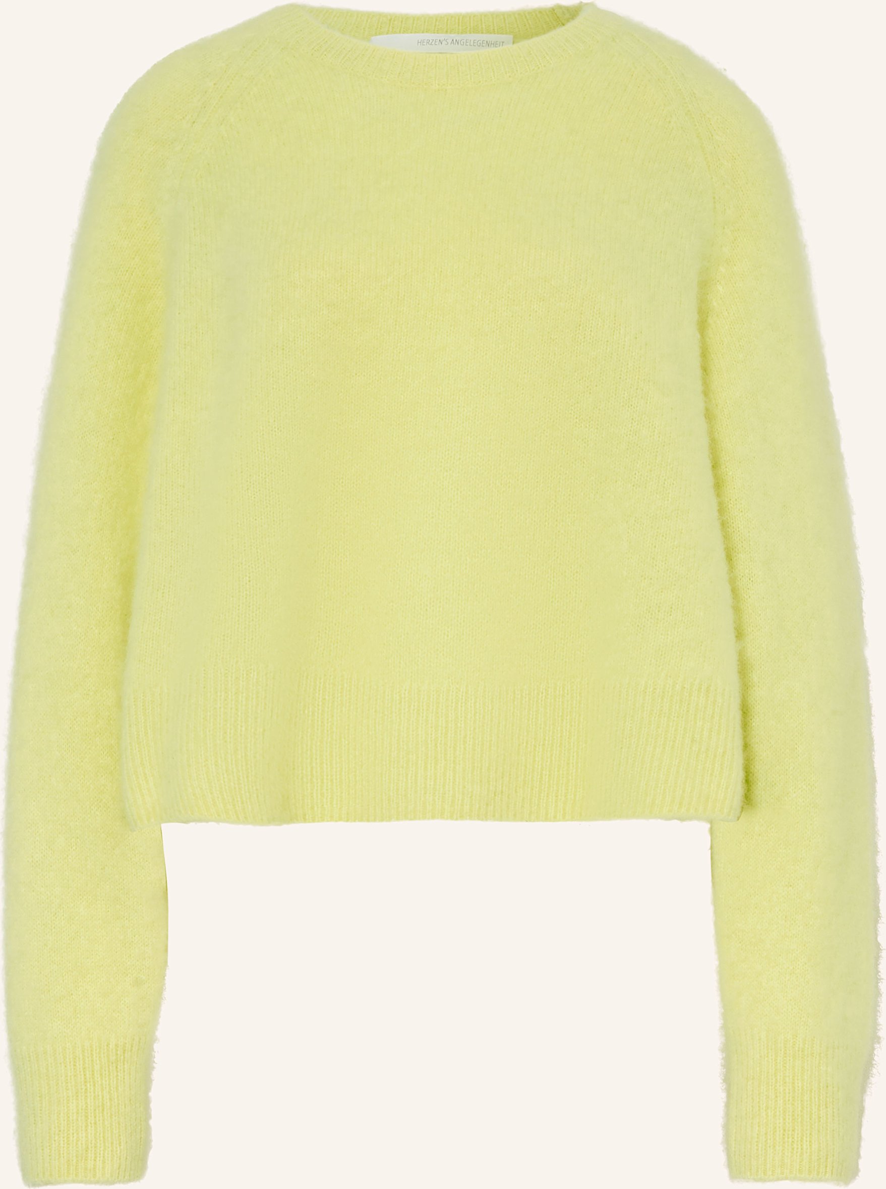 Herzen's Angelegenheit Cashmere-Pullover gelb