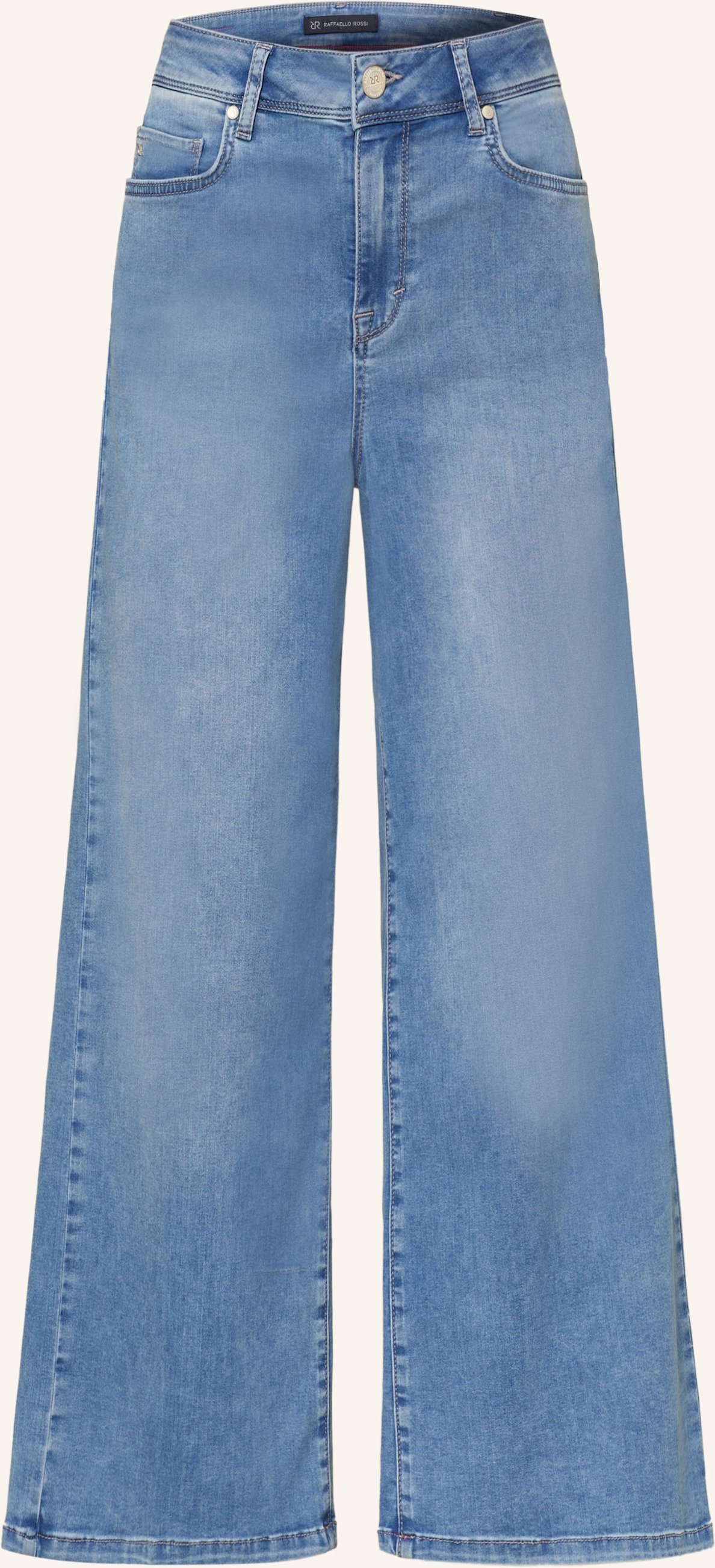 Raffaello Rossi Flared Jeans Sventy blau