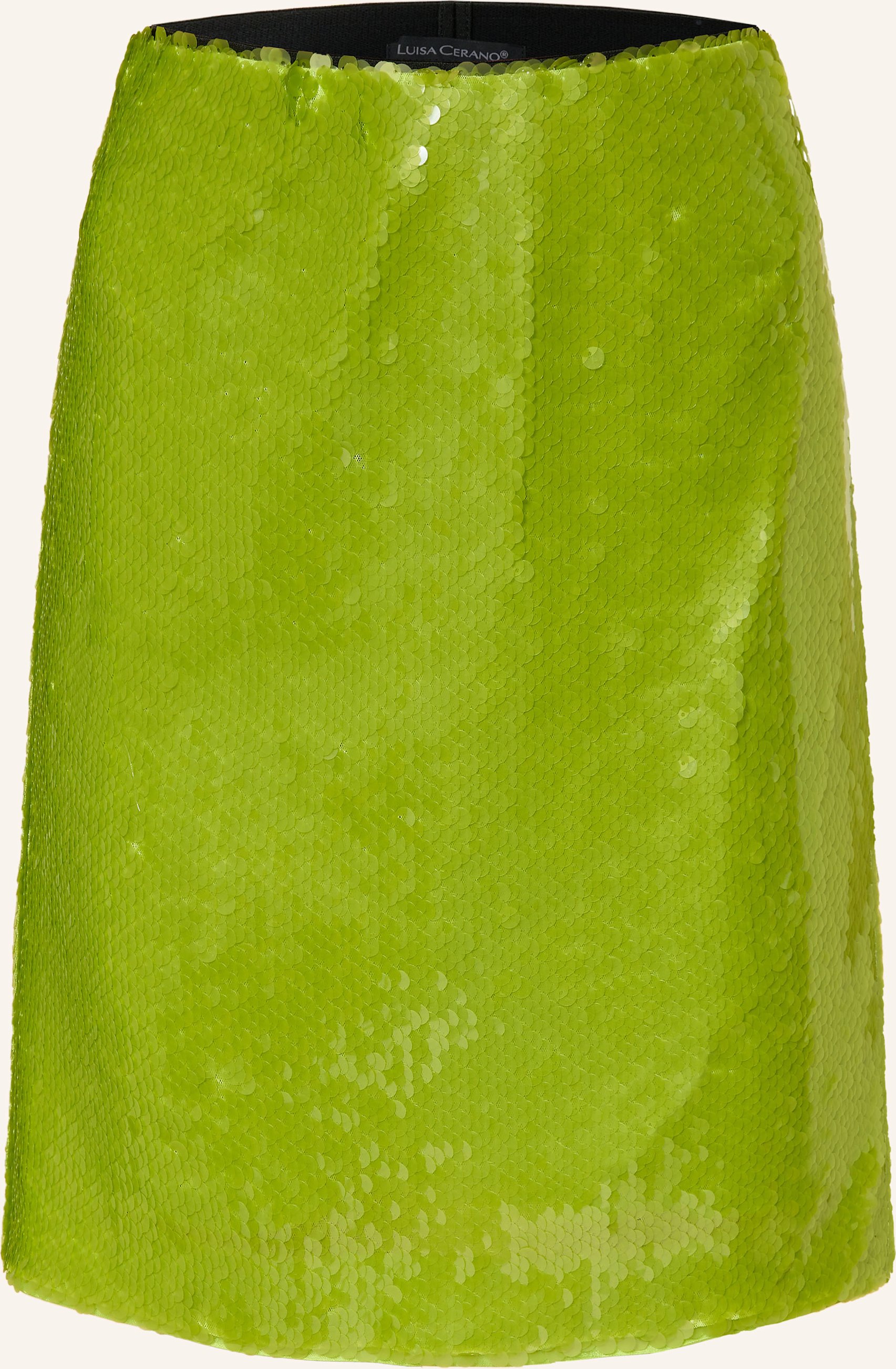 Luisa Cerano Rock Mit Pailletten gruen