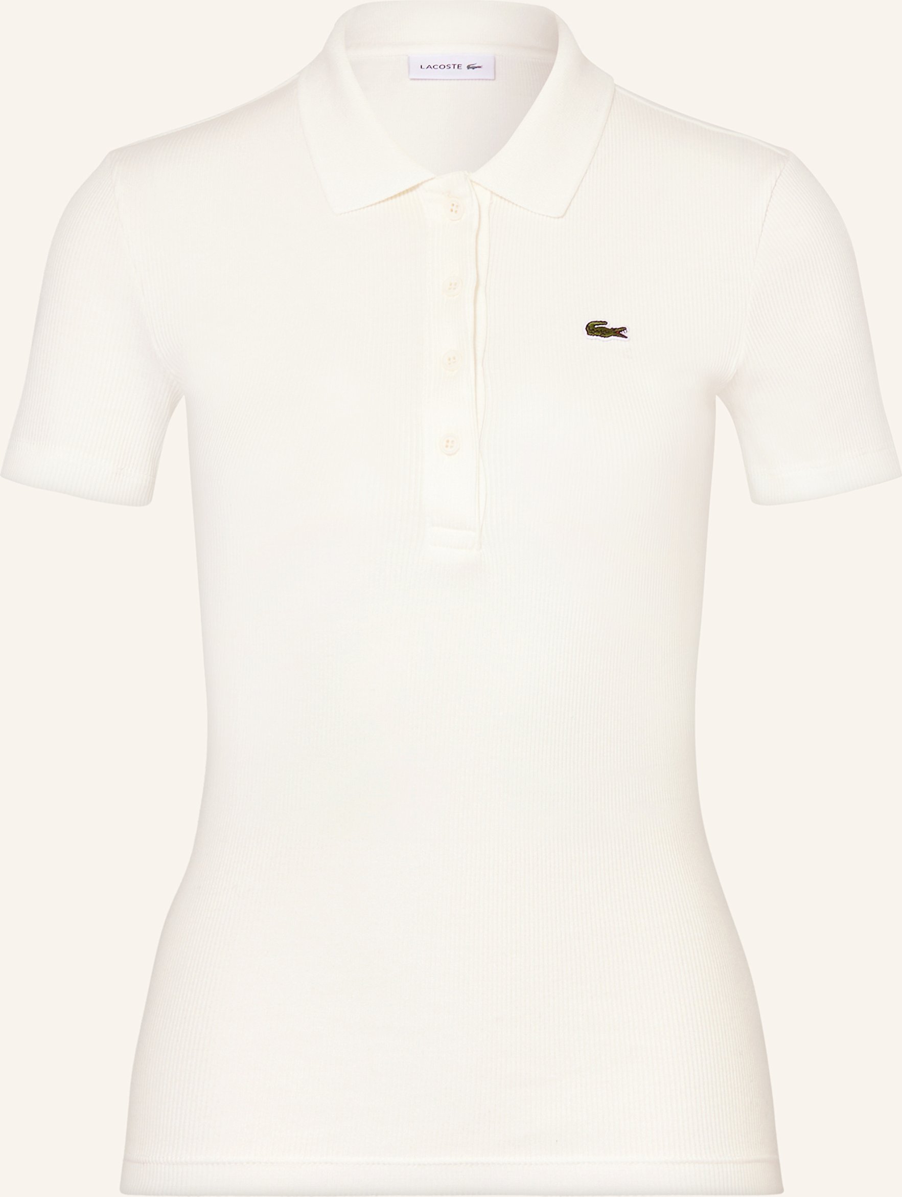 Lacoste Jersey-Poloshirt weiss